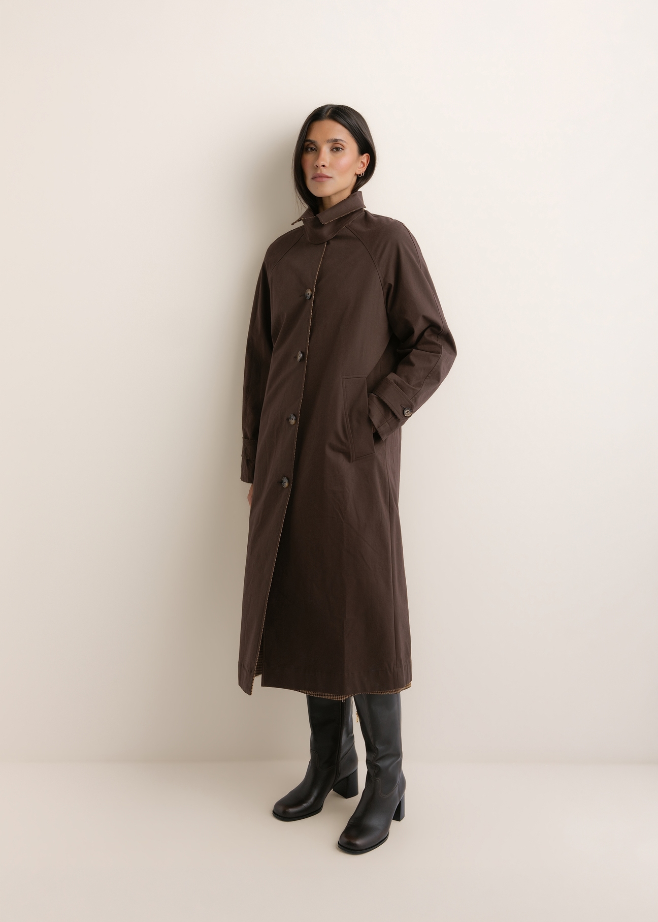 Women's double-sided coat with vest KURDT-0674-1H(Z26)