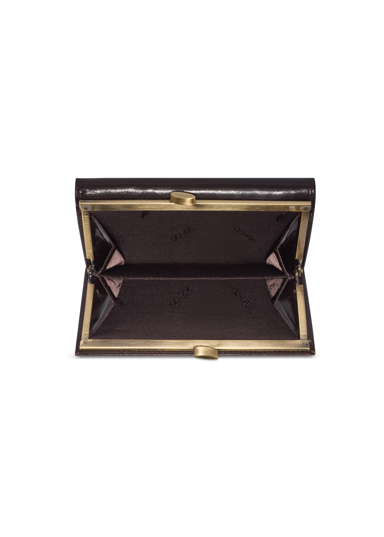 Burgundy Leather Women's Wallet PL-128-4D(KS)