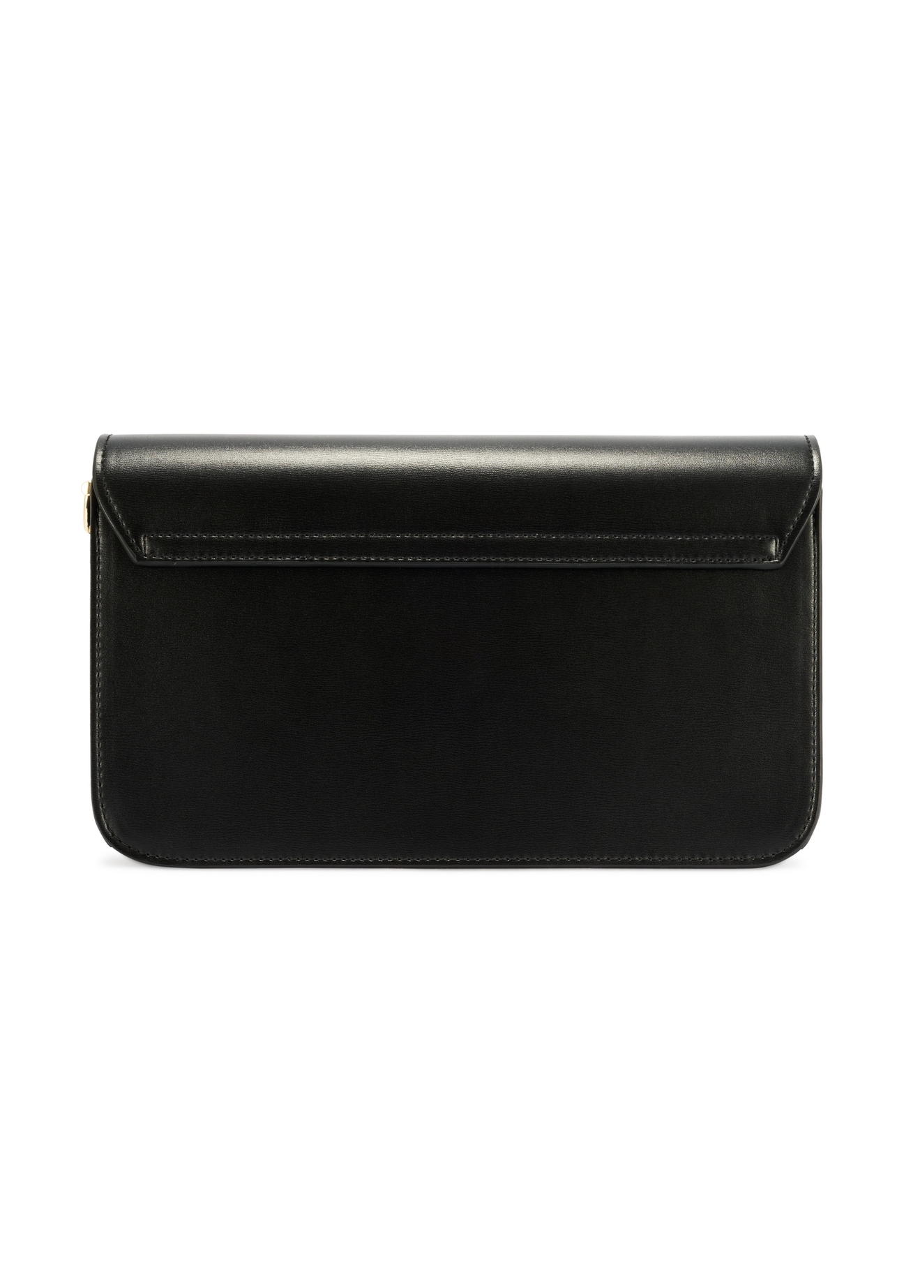 Black women's imitation leather handbag TOREC-1081-99(W26), product view from the back on a white background.