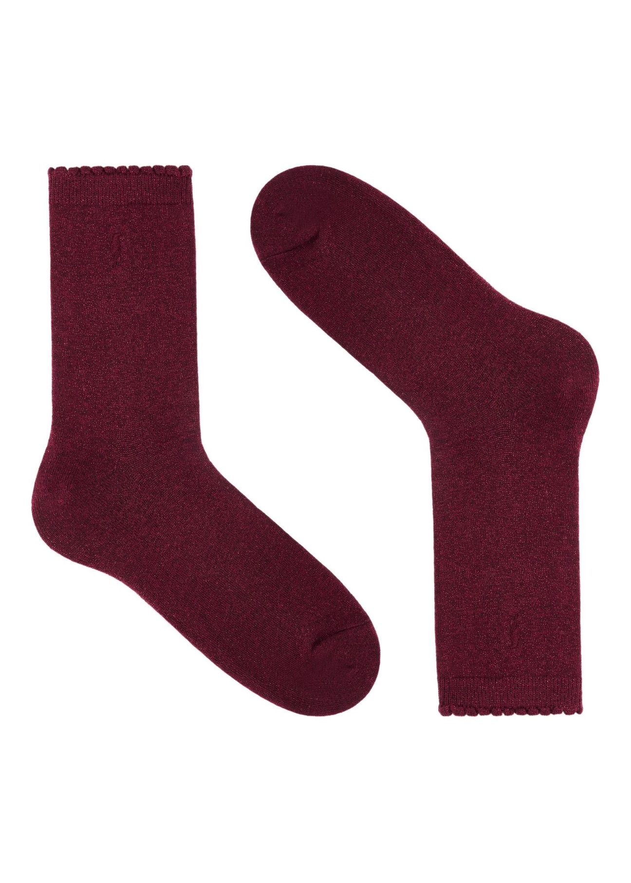 Set of women's Christmas socks ZESDT-0035-15(Z25), view of the second pair from the set on a white background.