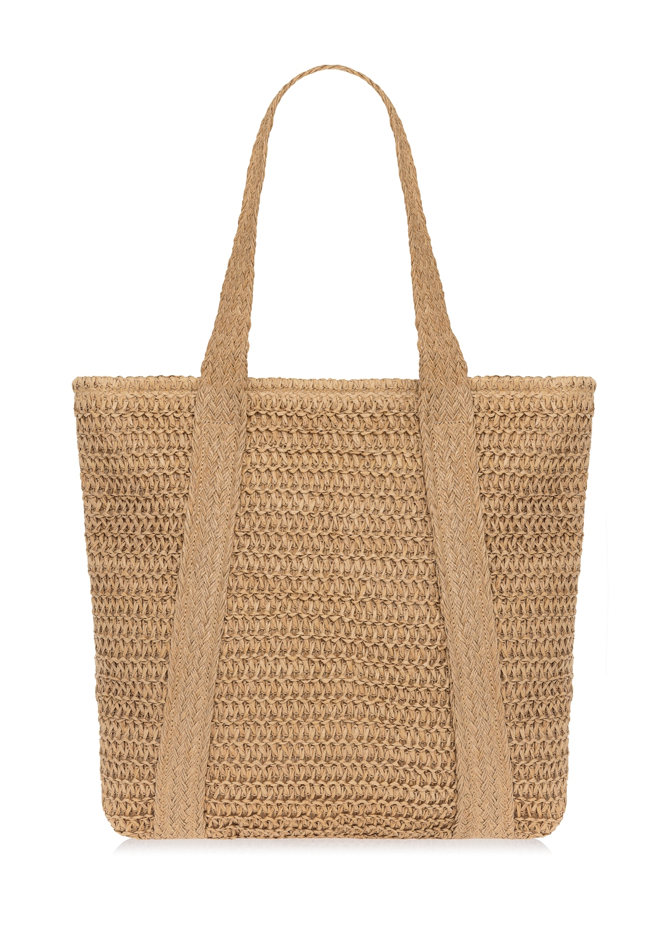 Straw women's shoulder bag TOREC-1037-25(W25)-03