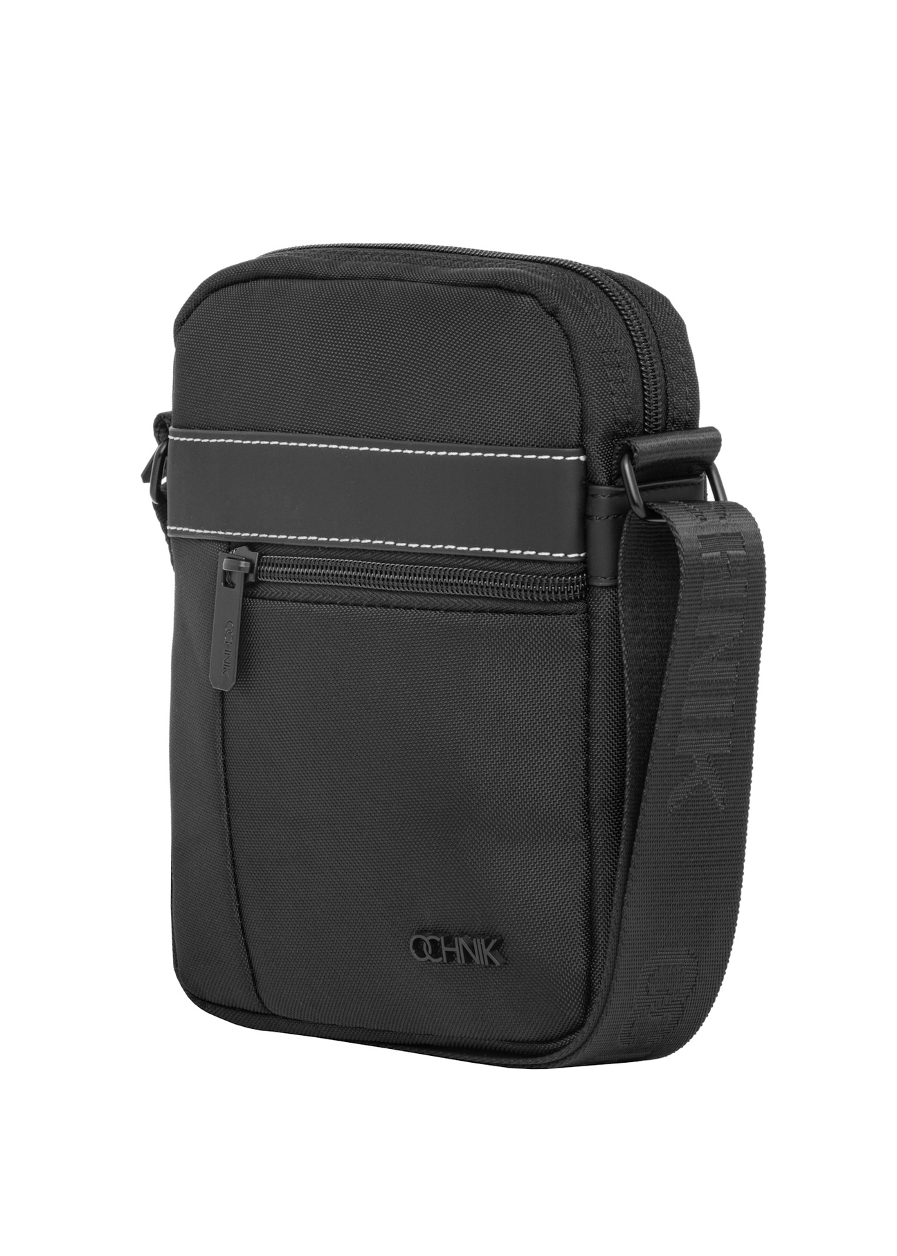 Men's city bag in black TORMN-0423-99(Z26), diagonal product view on a light background.