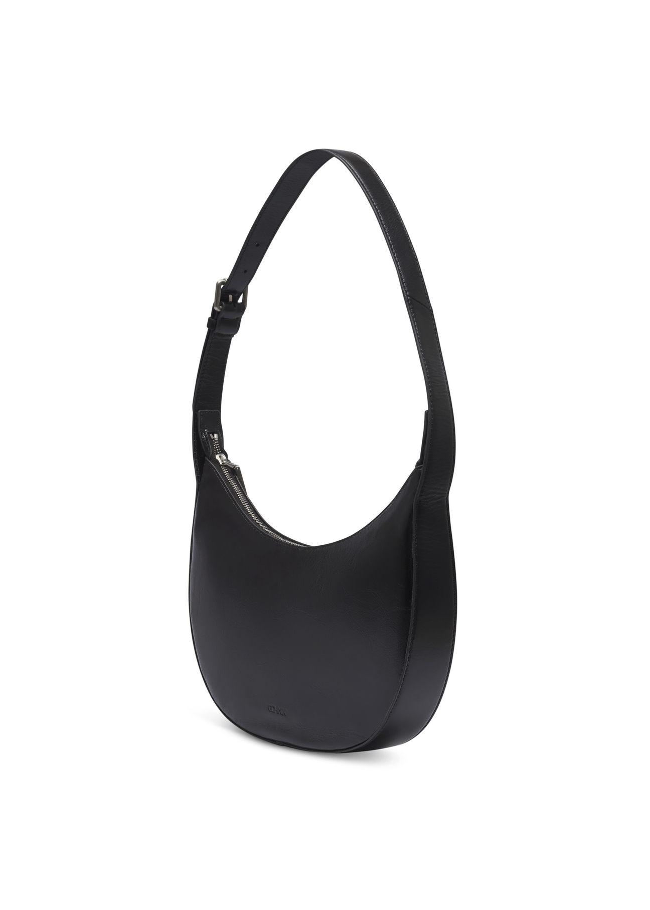 Women's glossy hobo bag TORES-1366-9F(Z26), diagonal product view on white background.