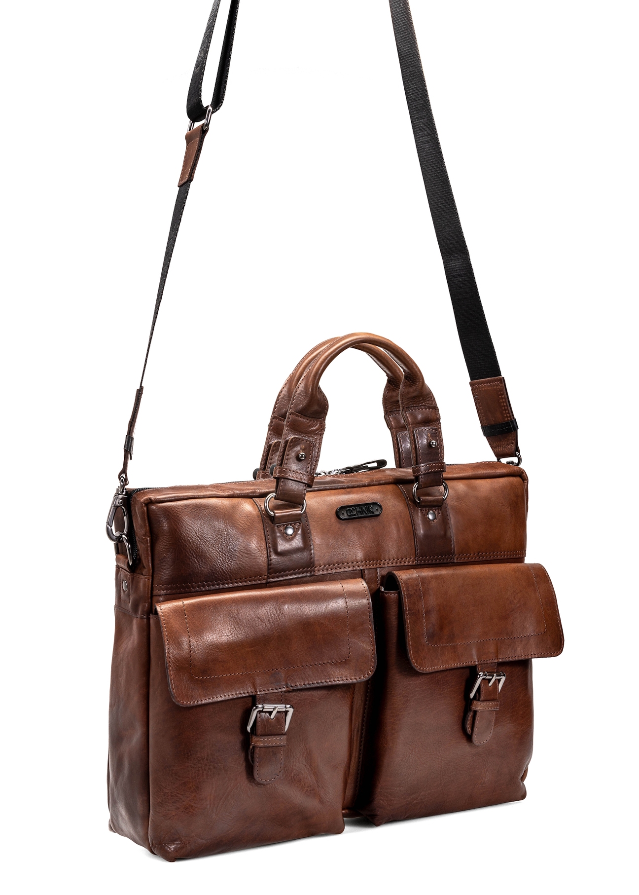 Leather brown men's bag TORMS-0404C-99(W25)-06