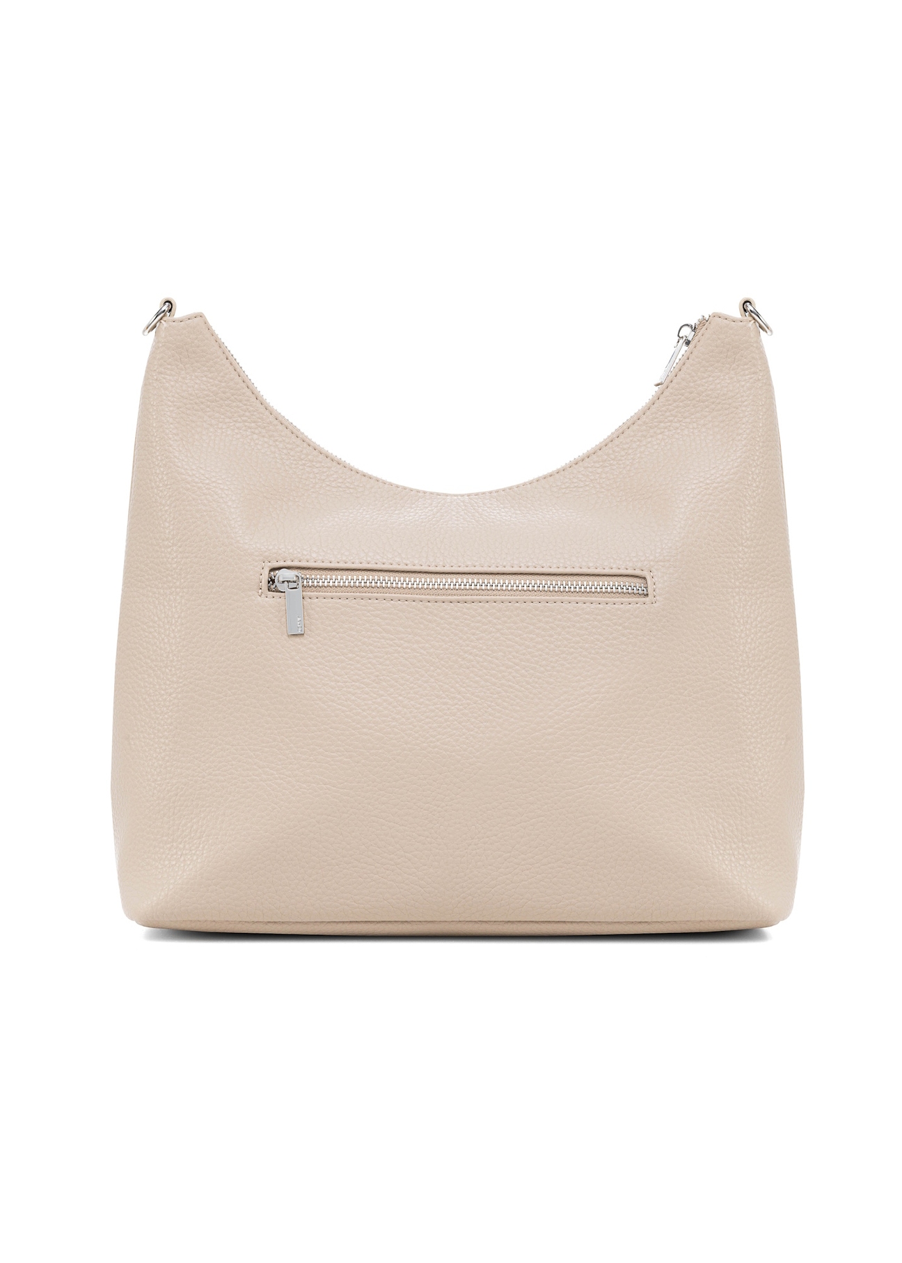 Cream purse handbag TOREC-0886A-80(Z25), back view of the product on a white background.