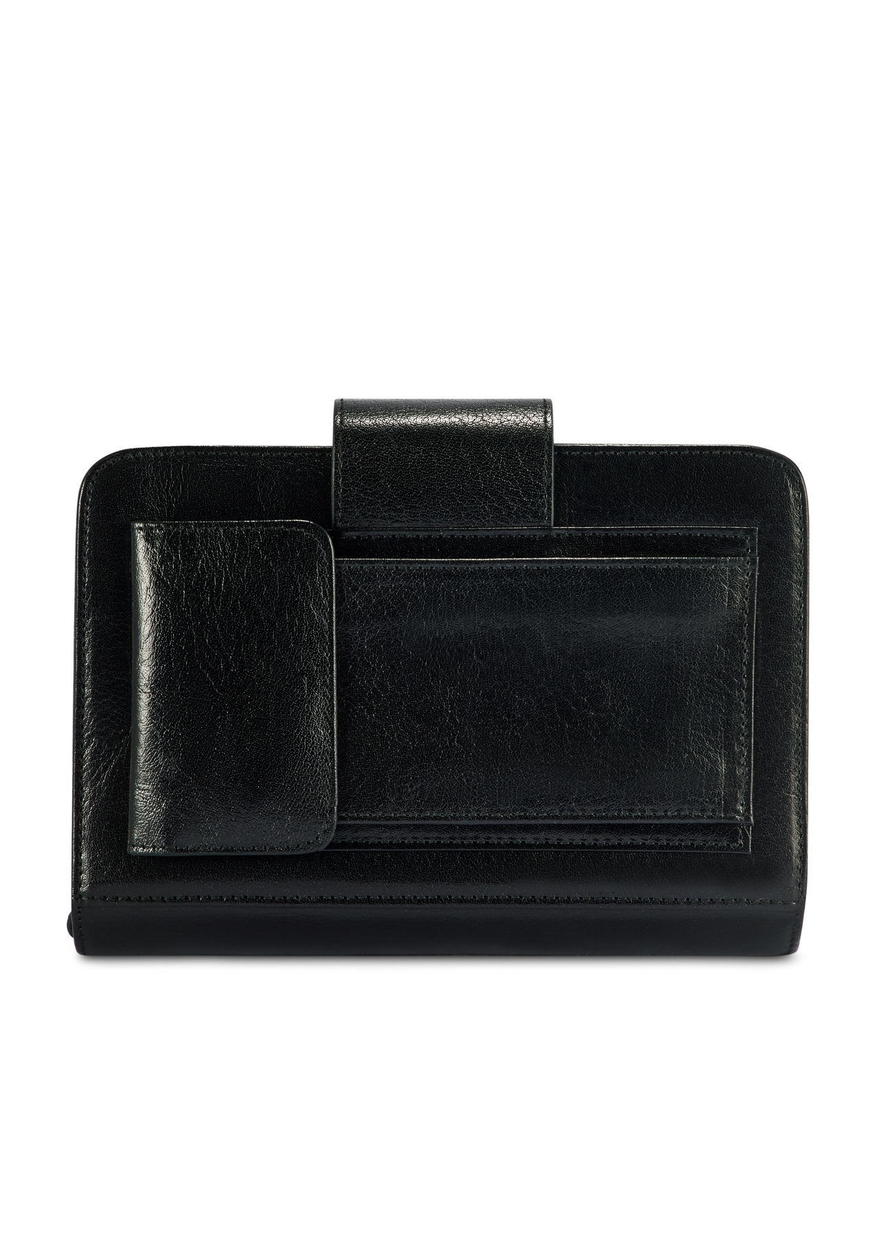 Elegant leather organizer TORMS-0484-99(Z25), product view from the back on a white background.