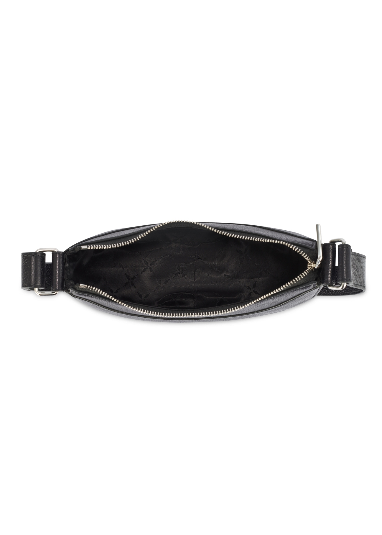 Women's leather handbag with chain TORES-1148A-99(Z25), product view from the inside on a white background.