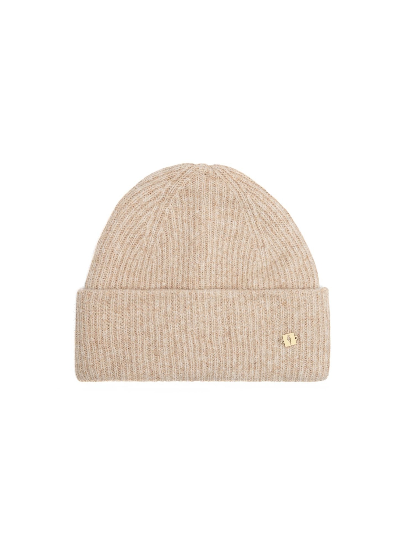 Women's light beige cap CZADT-0201-1A(Z26), front product view on a white background.