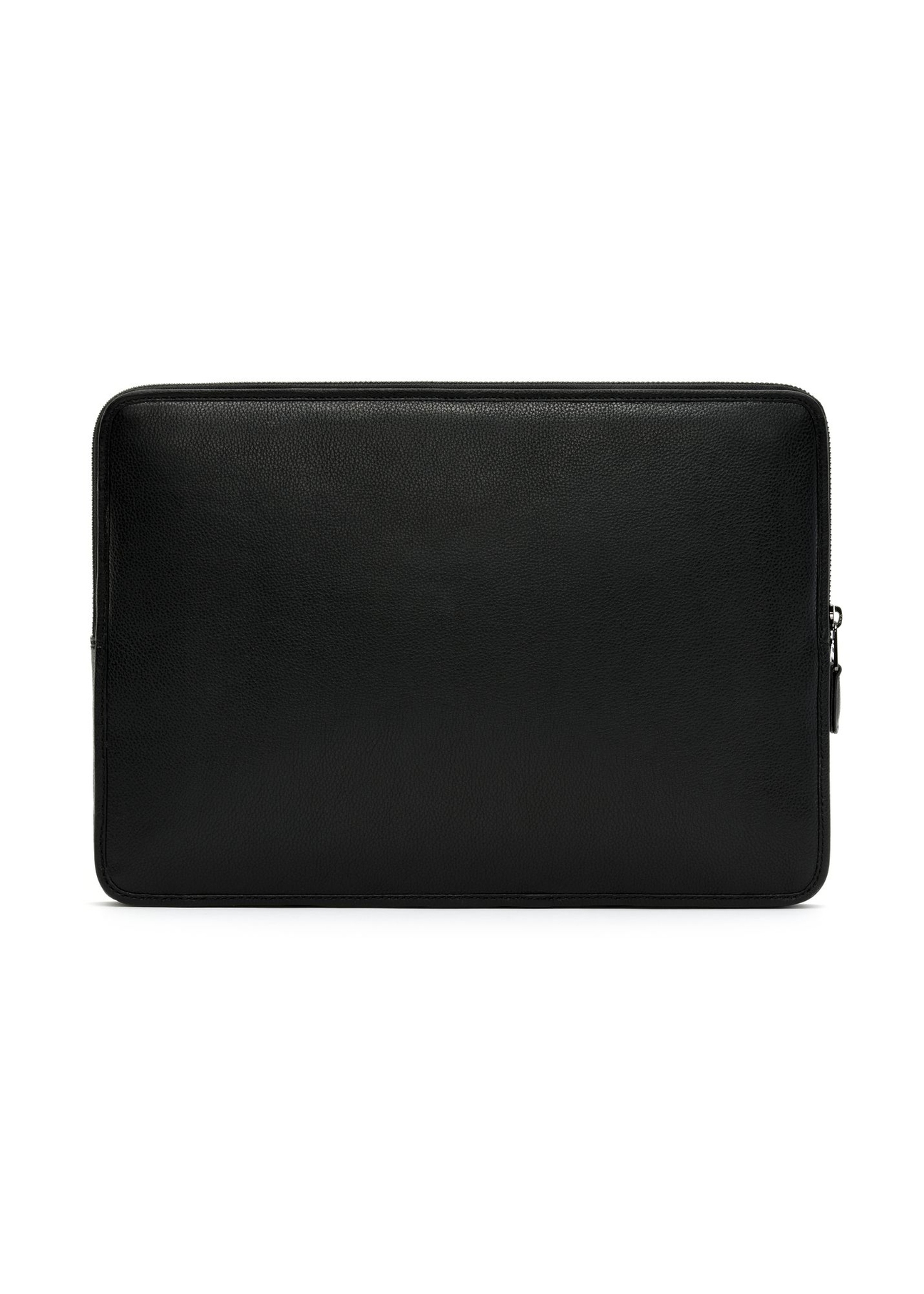 Black leather laptop briefcase TORMS-0455-99(W25)-03