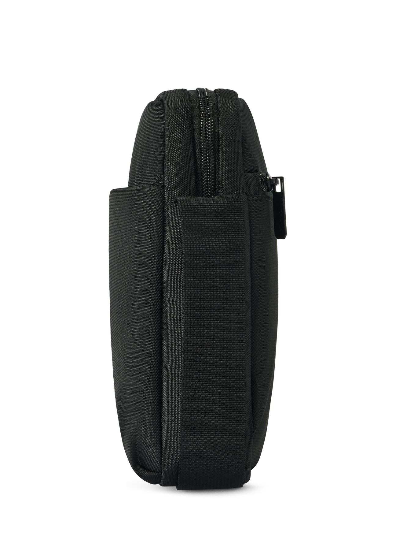 Black men's pouch TORMN-0366-99(Z25), side view of the product on a white background.