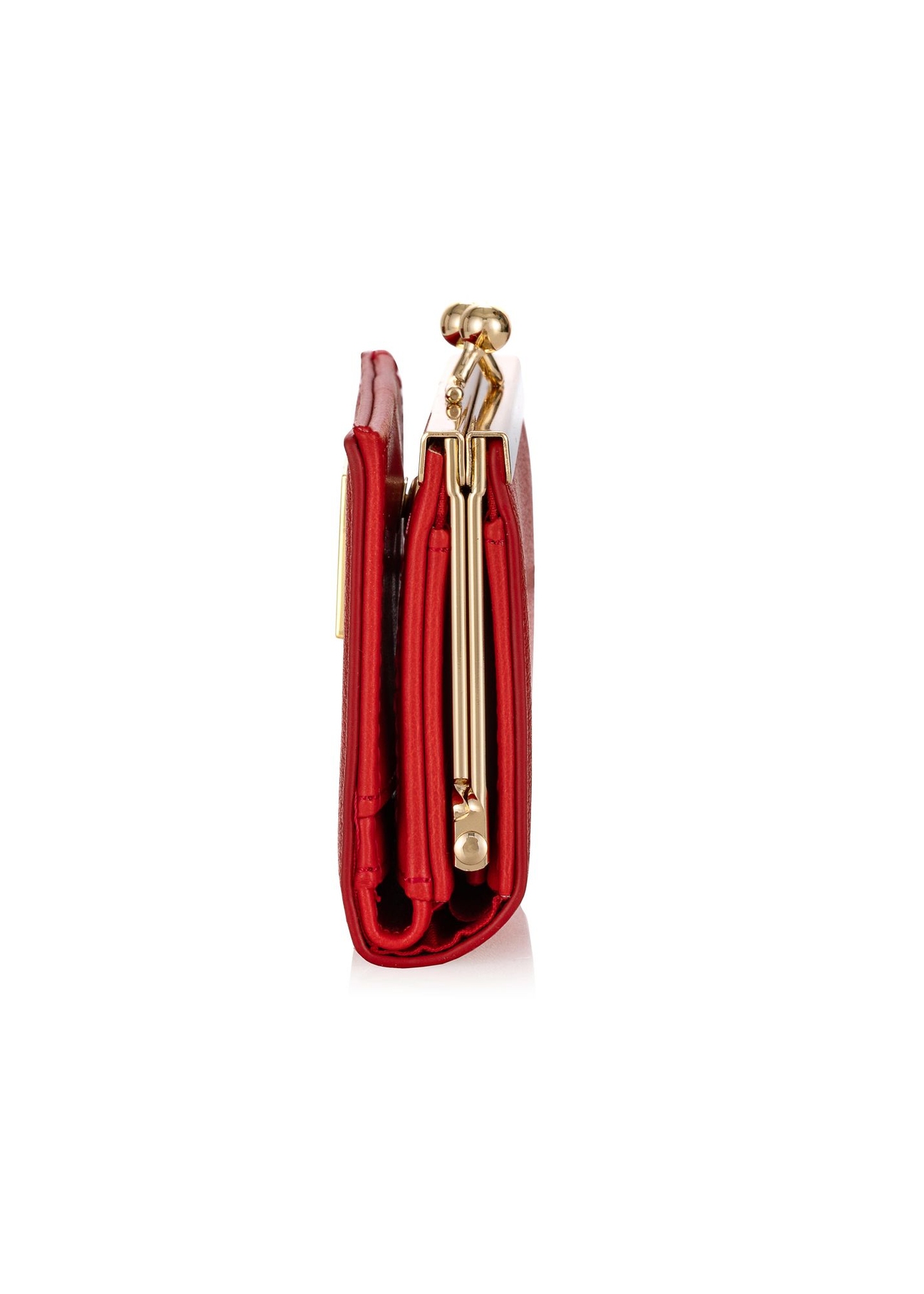 Red small women's wallet POREC-0365-42(W24)-03