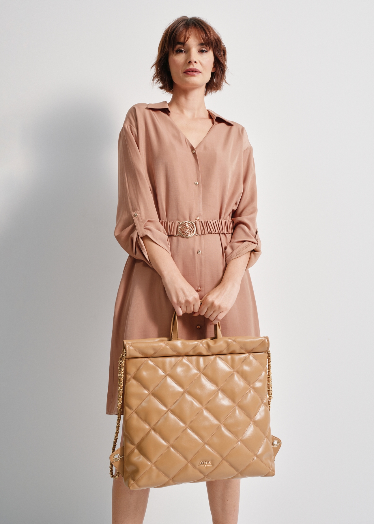 Women's quilted imitation leather bag TOREC-0917-87(W24)-02