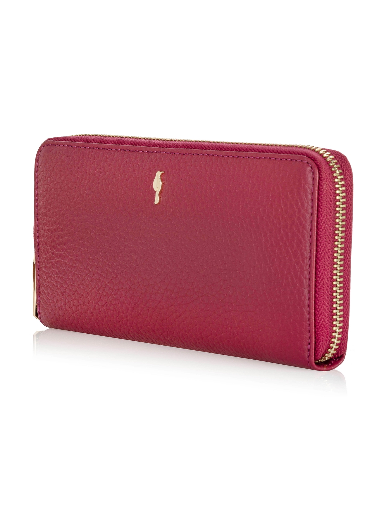Large pink leather women's wallet PORES-0800B-34(W24)-02