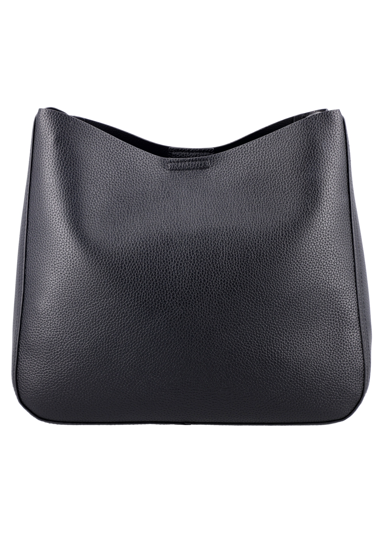 Black women's hobo bag TOREC-1257-9I(Z26). Product view from the back on a white background.