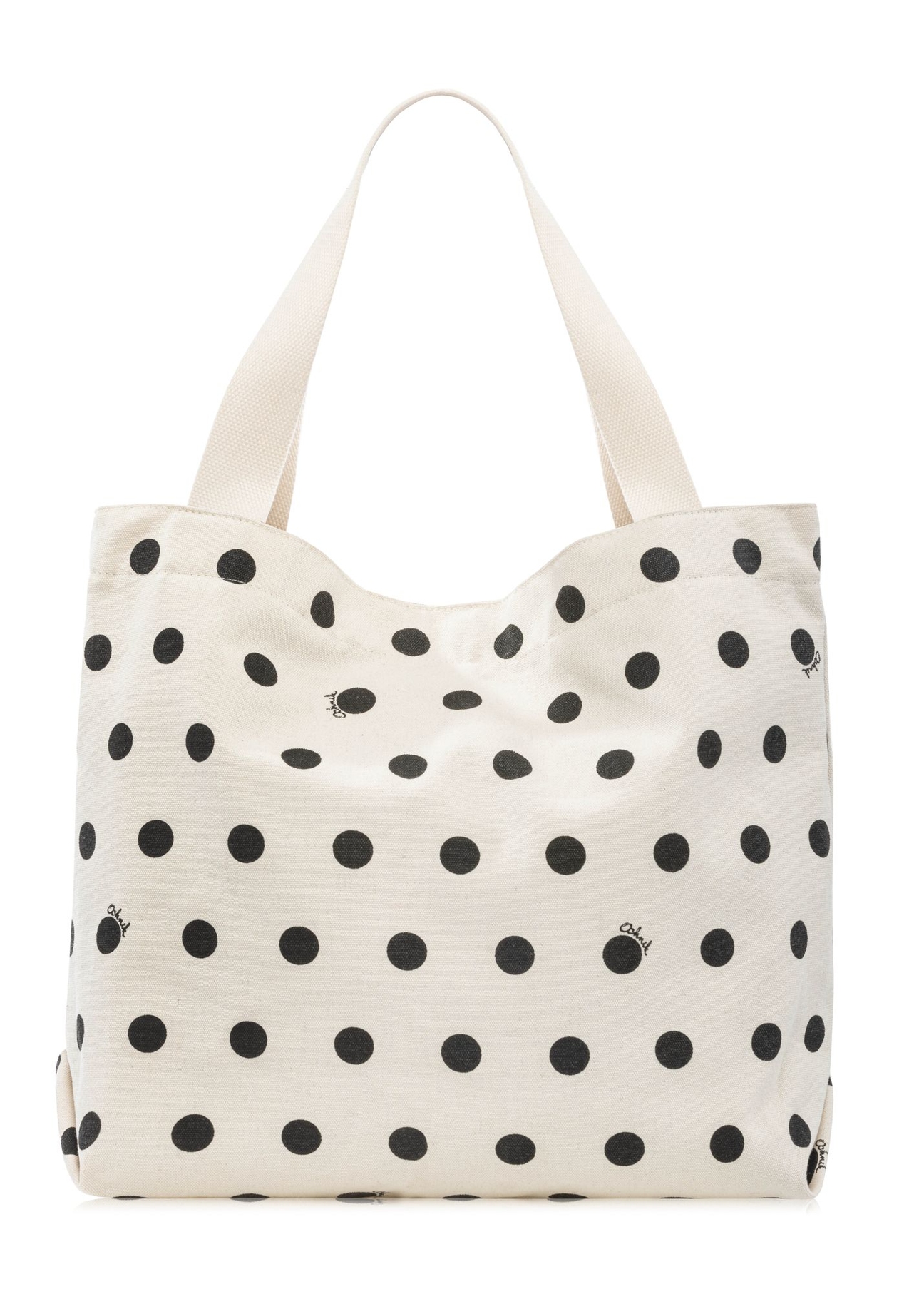 Cotton polka dot bag TOREN-0289-0P(W26)