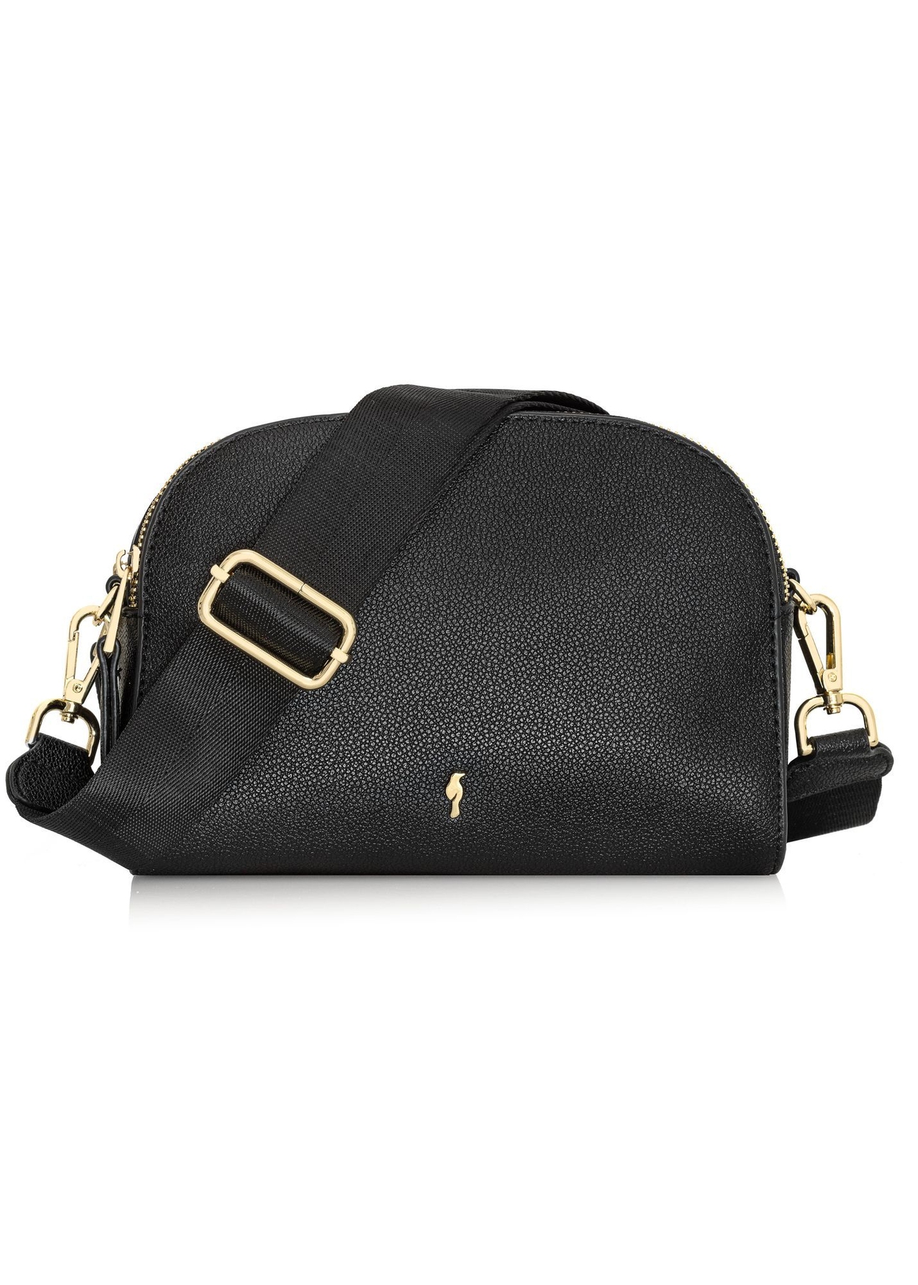 Black small women's handbag TOREC-0036E-99(Z25), front product view on white background.