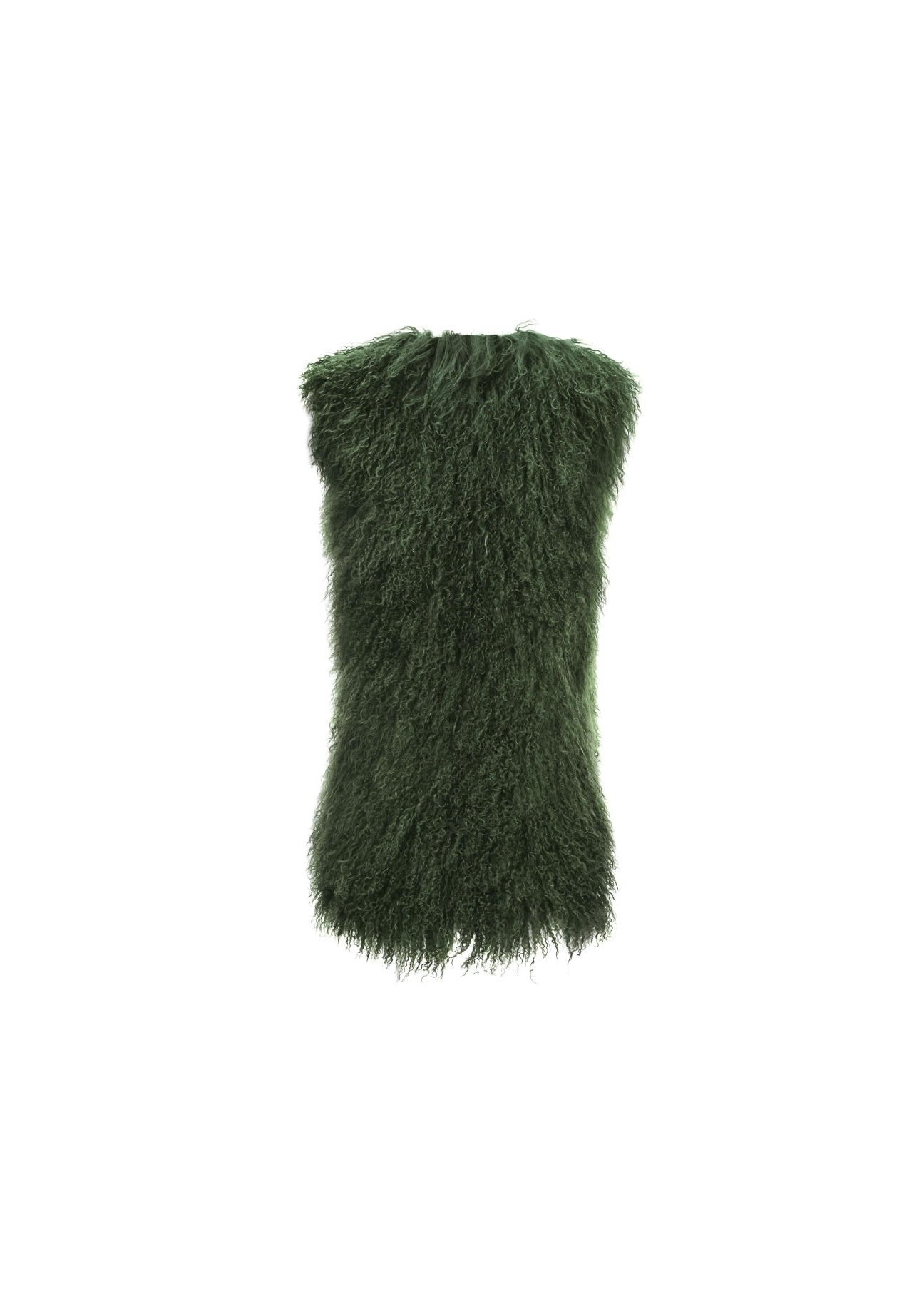 Green women's vest KAMDF-0018-4099(Z20)-02