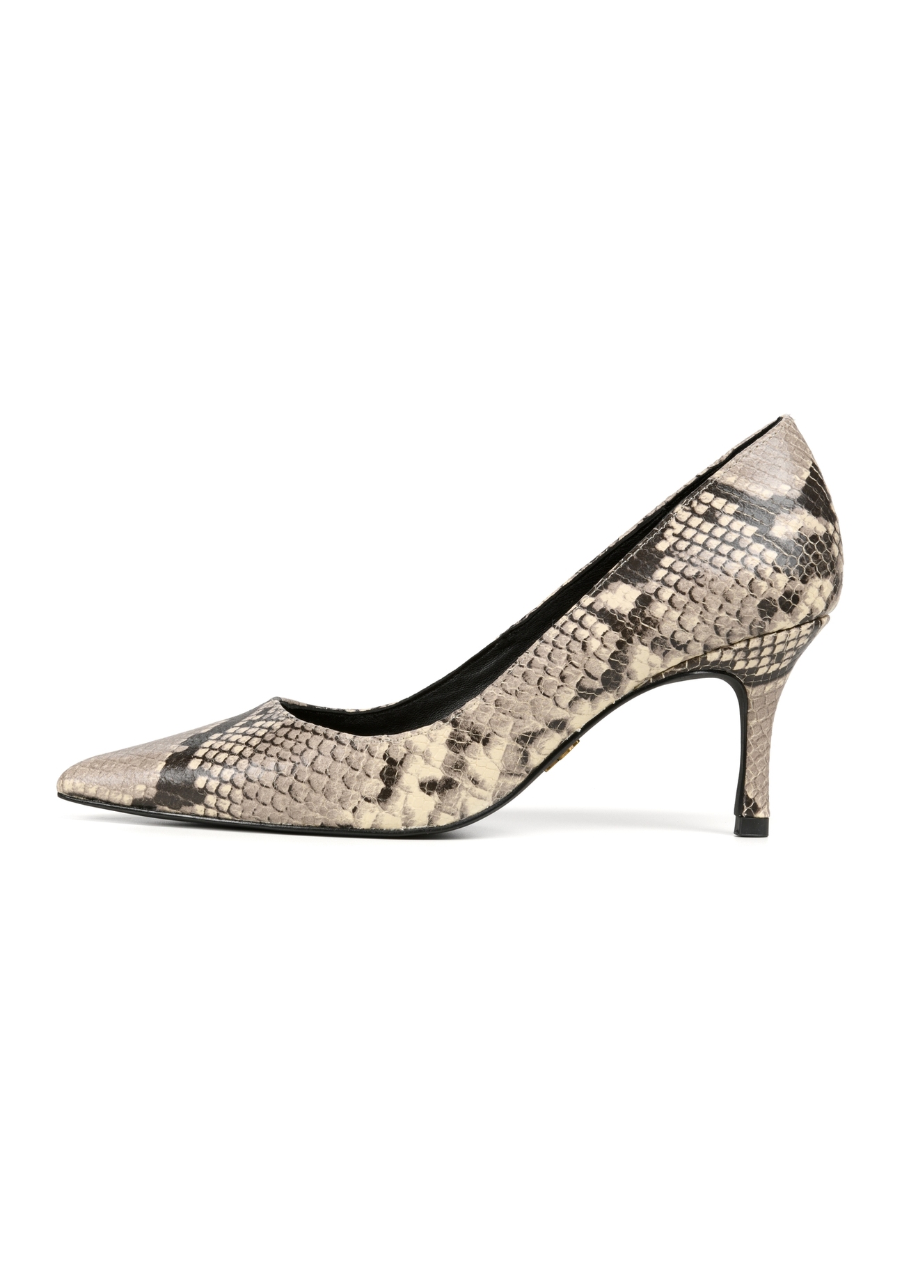 Women's high heels with snake skin motif BUTYD-1210-86(Z25)