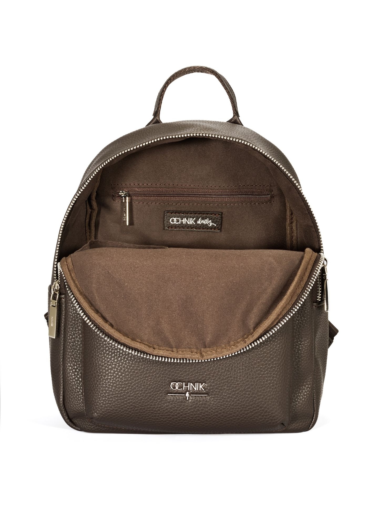 Dark brown women's backpack TOREC-0996-1H(Z26)