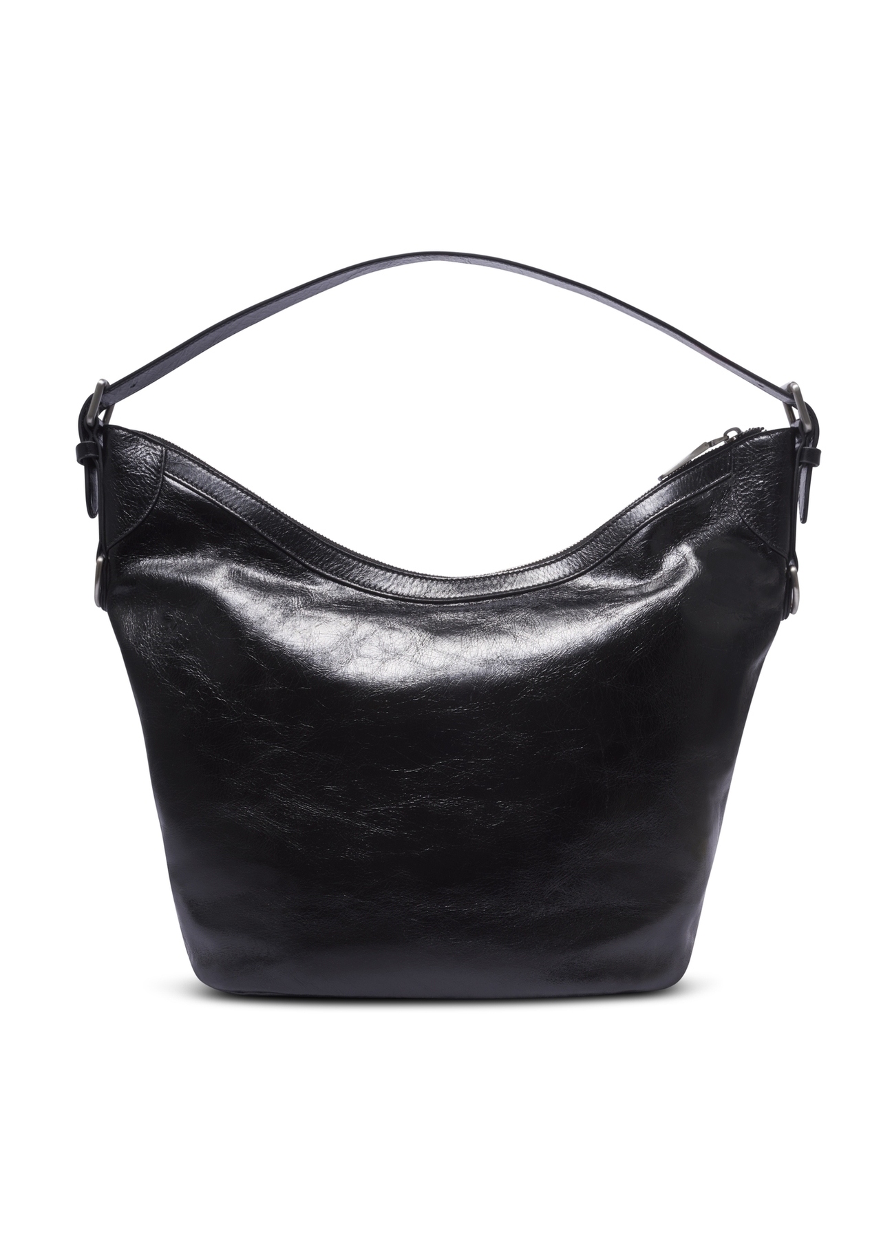 Black large shopper bag TORES-1367-9F(Z26), front product view on a light background.