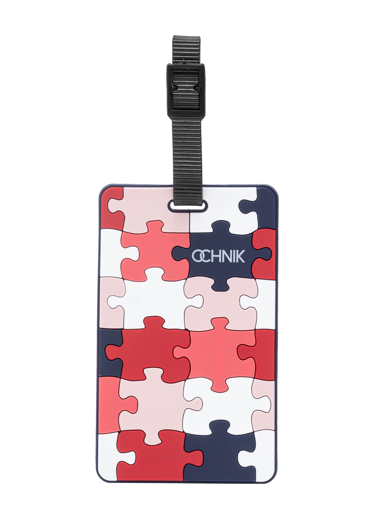 Luggage tag AW-012-0001-15(W25), front view of the product on a white background.