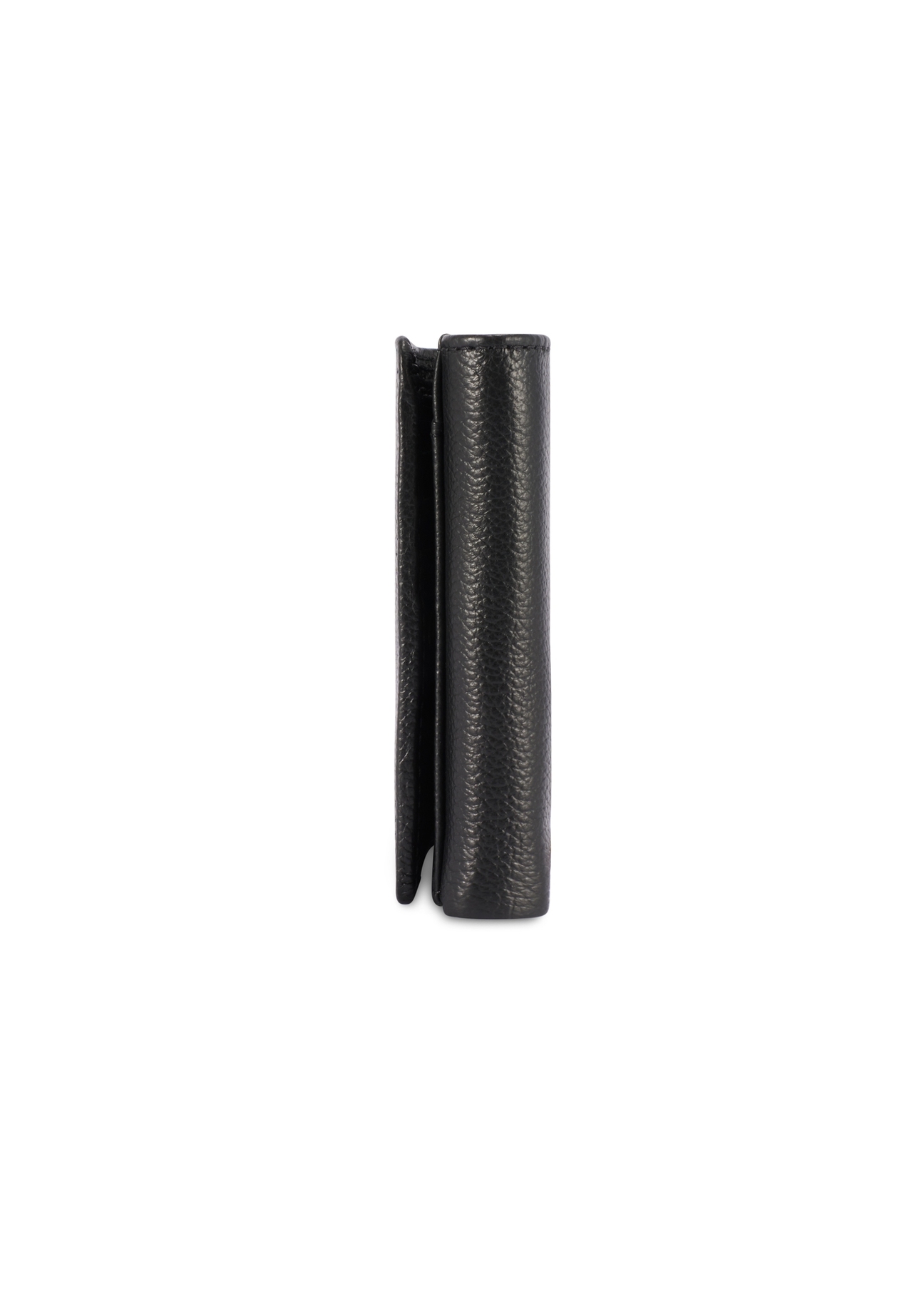 Small men's leather wallet PORMS-0688-9I(W26), side product view on white background.