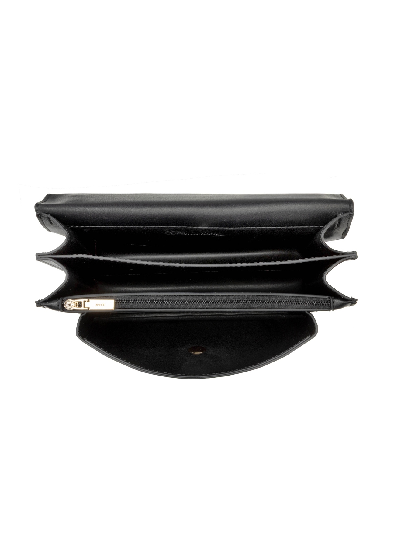 Black women's handbag with monogram TOREC-1155-9P(Z26)