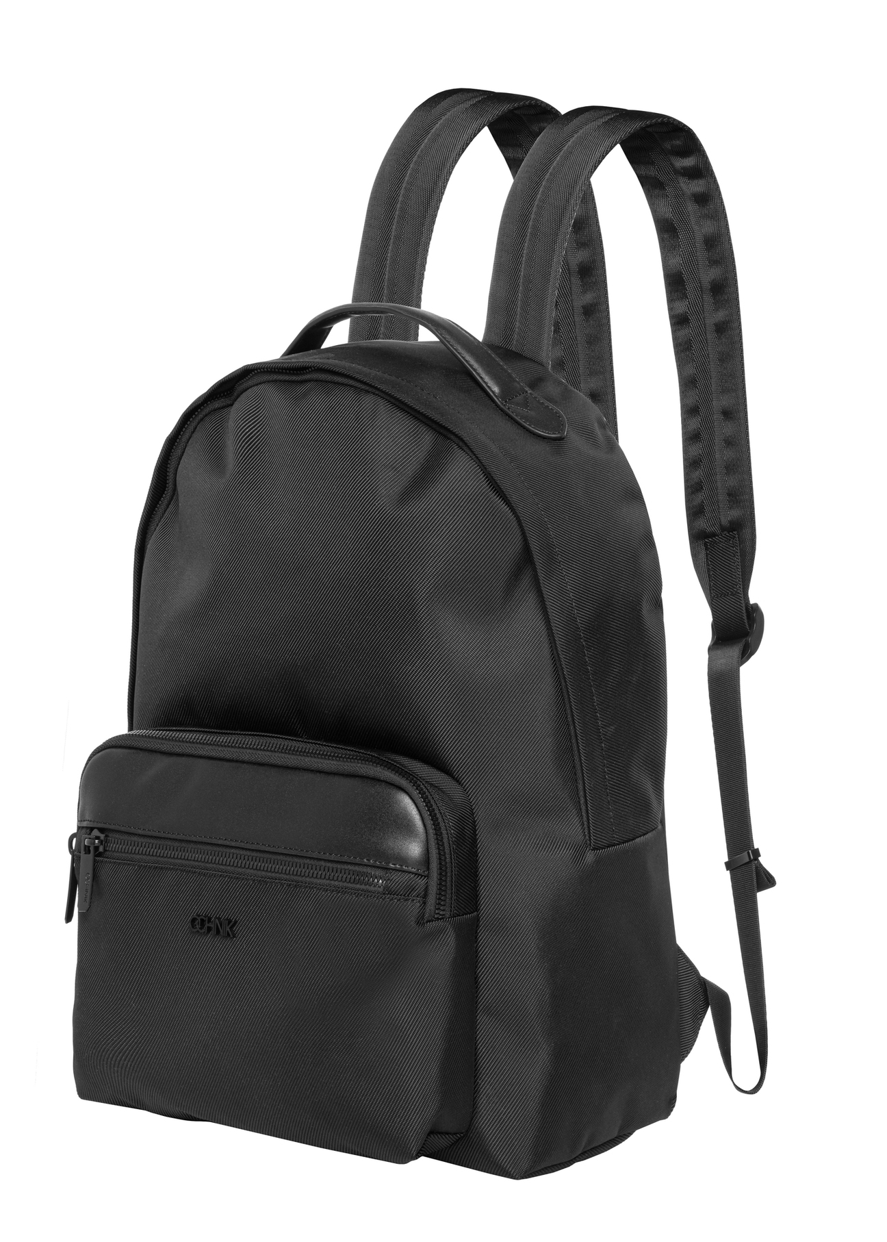 Black men's backpack TORMN-0427-99(Z26), diagonal product view on white background.