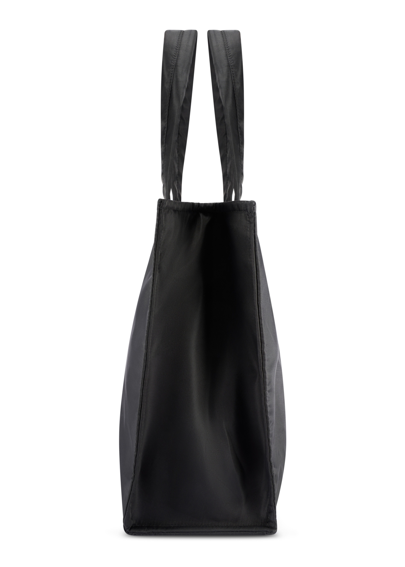 Black large women's bag TOREN-0343-99(W26), side product view on white background.