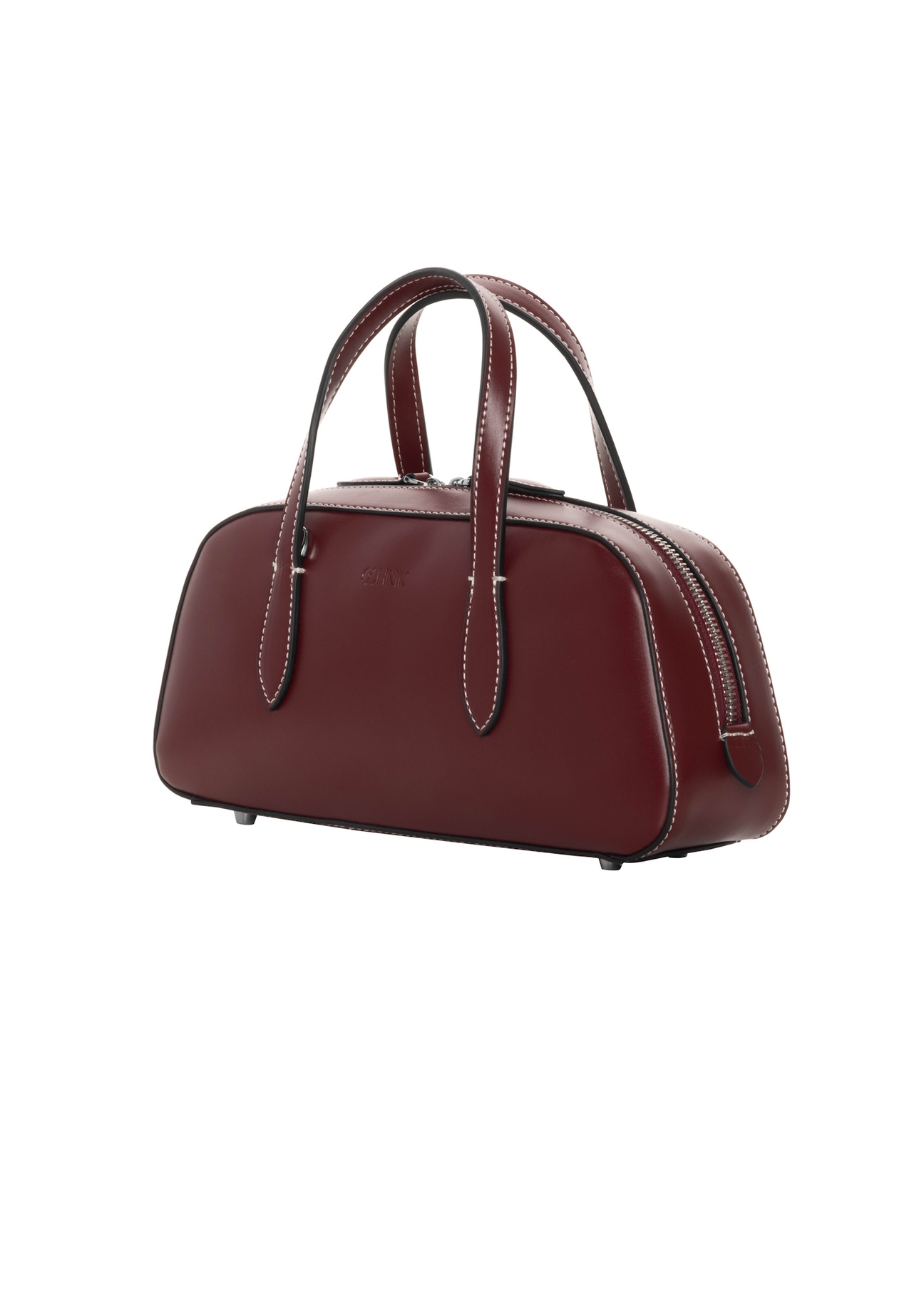Small dark red women's handbag TOREC-1382-4C(Z26), angled product view on a white background.