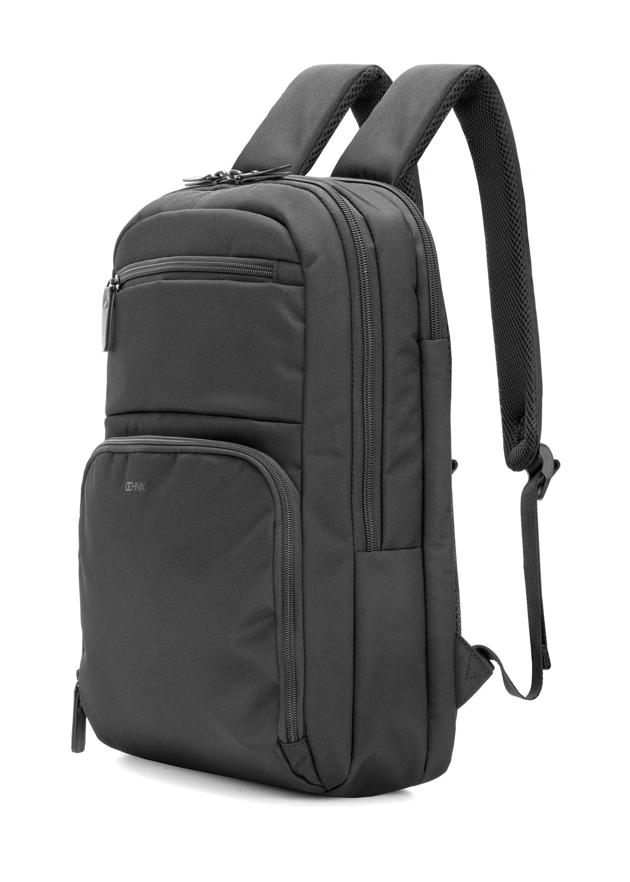 Large black men's backpack TORMN-0389-99(W26) - diagonal product view, on a white background.