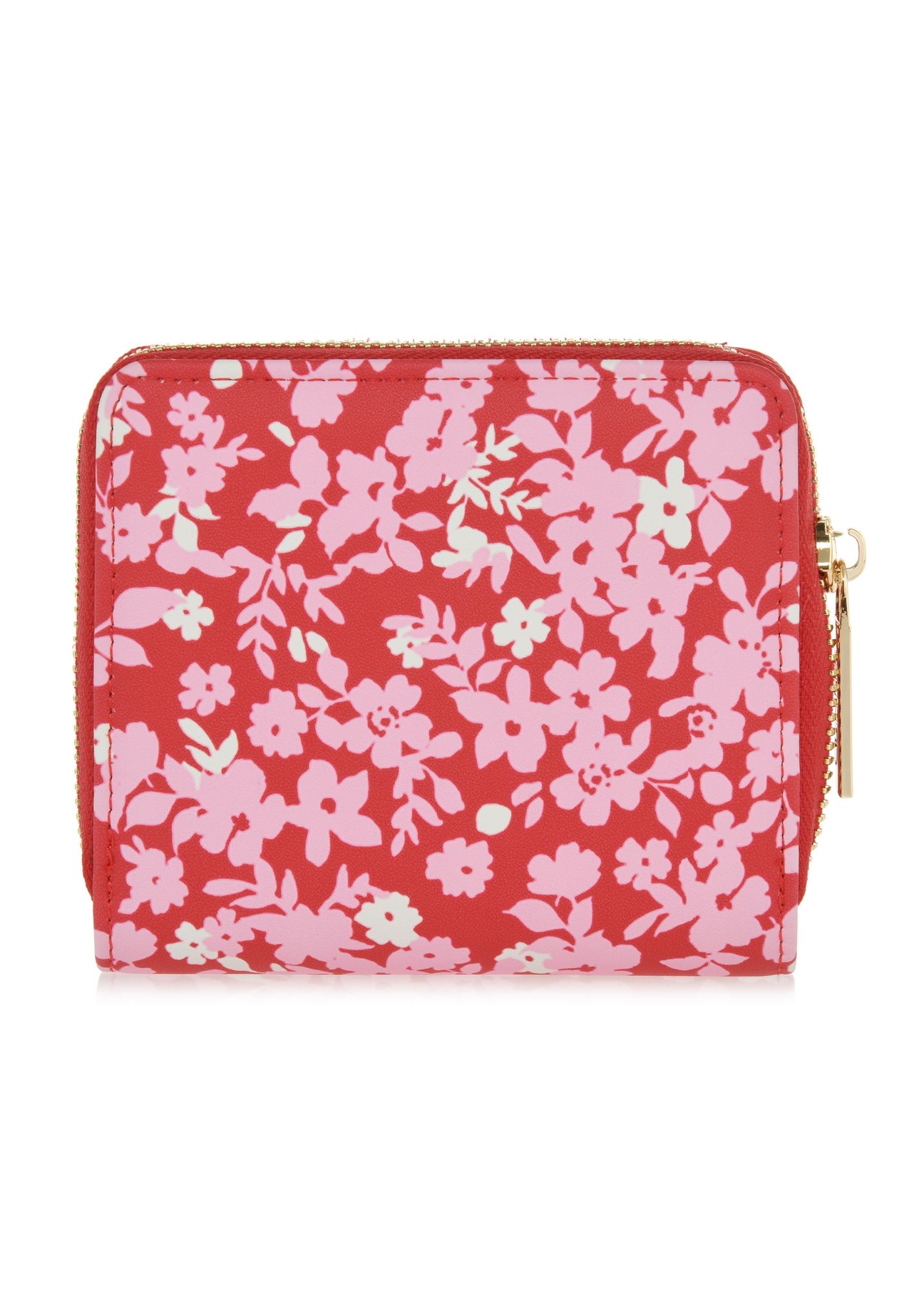 Women's small wallet in floral pattern POREC-0371-15(W24)-02