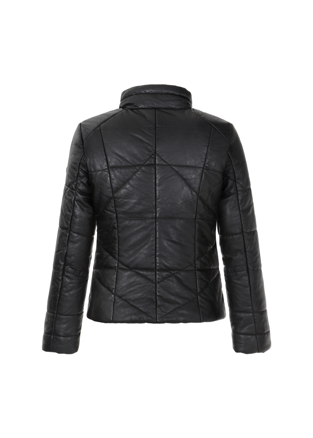 Women's quilted leather jacket KURDS-0279-4505(Z21)-04