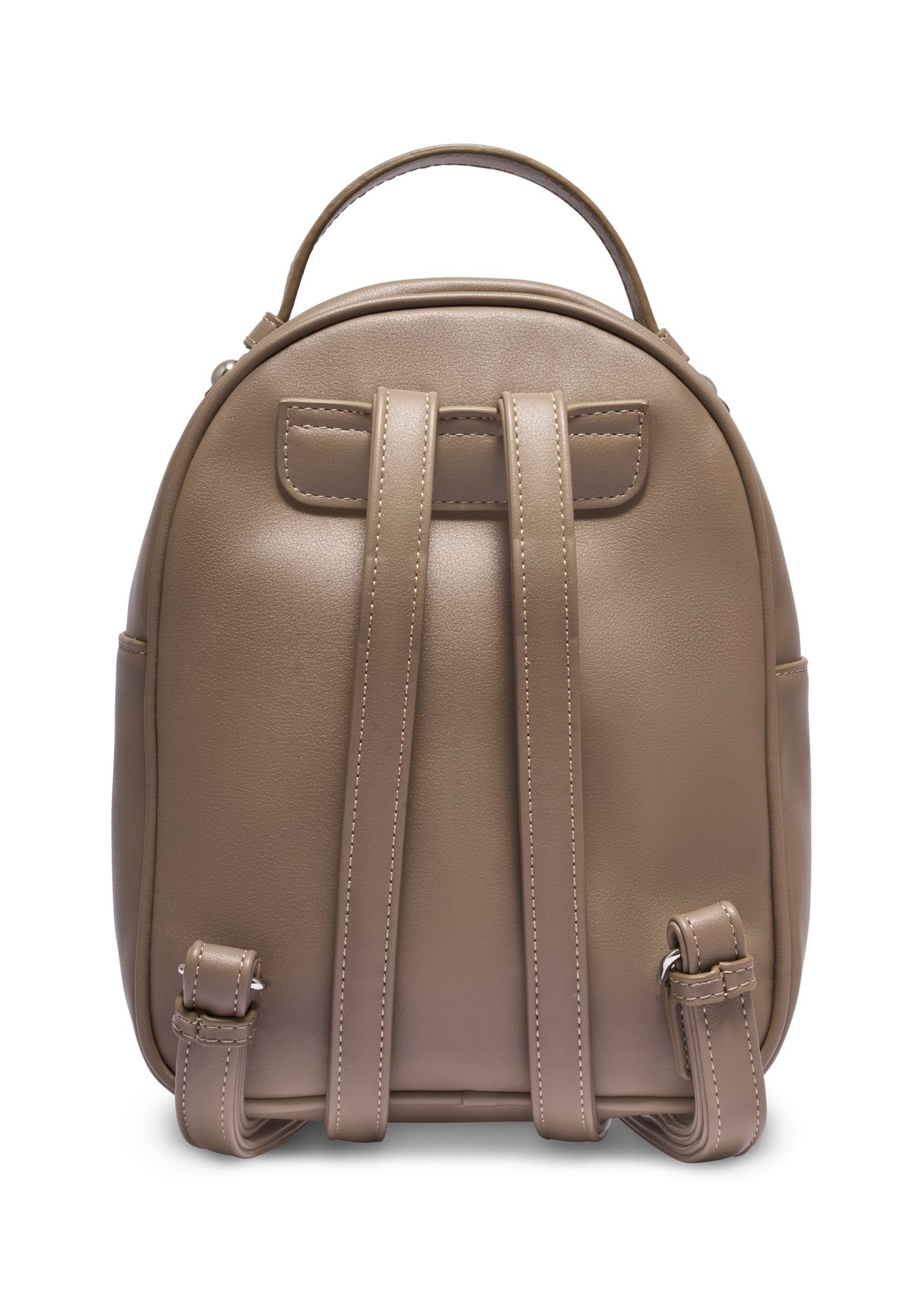 Small women's city backpack TOREC-1321-1K(Z26) - product view from the back, on a white background.