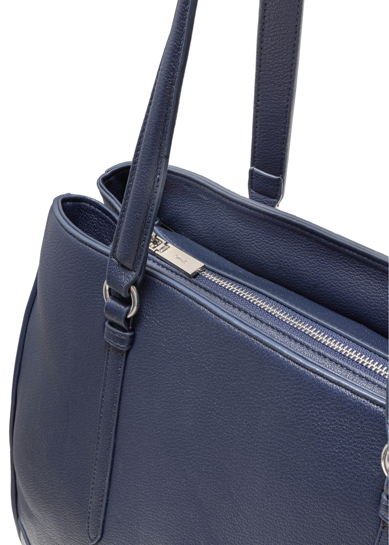 Large navy blue women's bag TOREC-1064-69(Z25), close-up of the product detail on a white background.