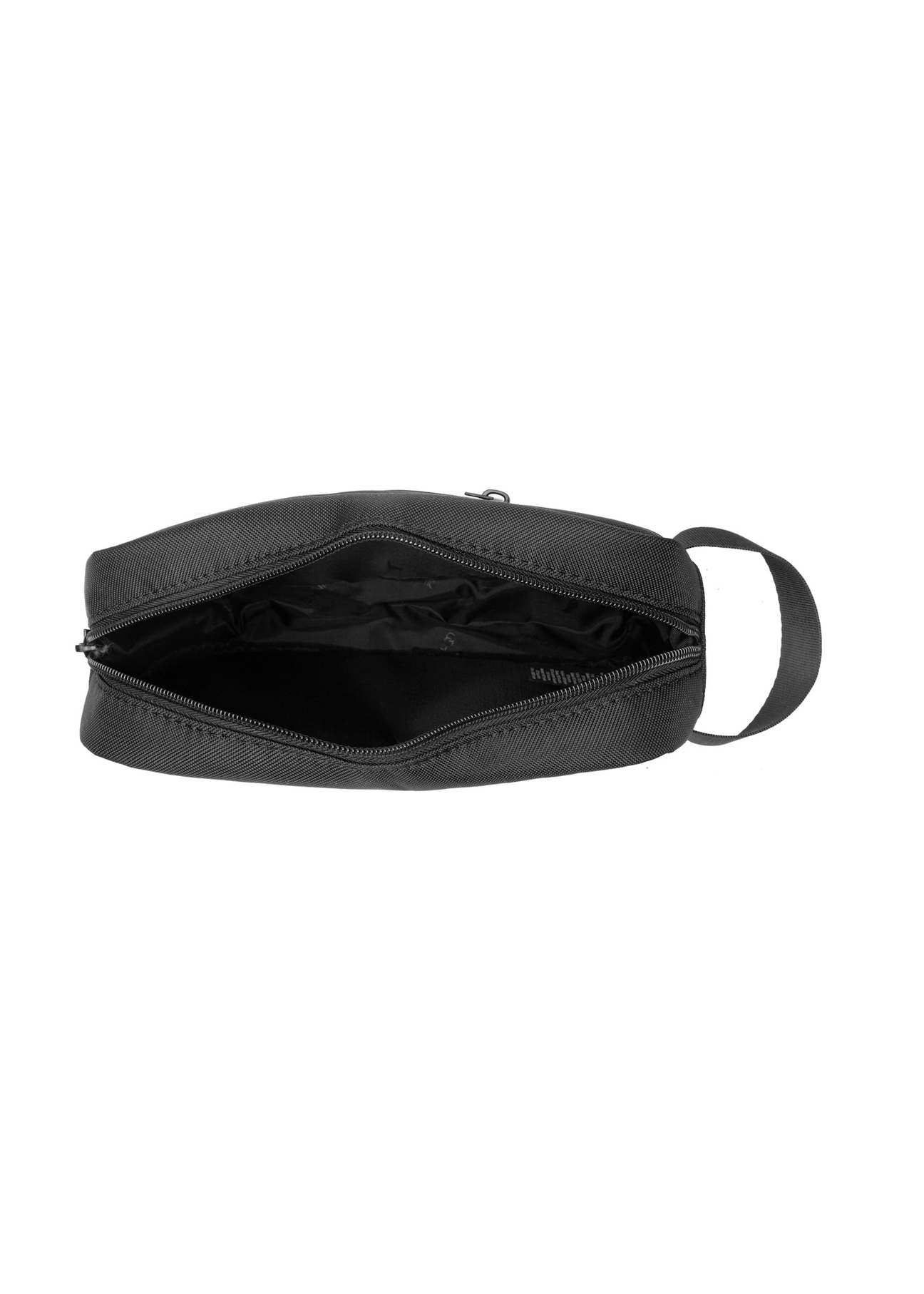 Black men's cosmetic bag TORMN-0425-99(Z26), product view inside on a light background.