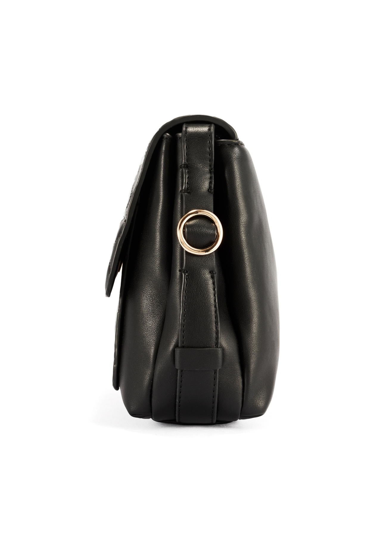 Elegant shoulder bag TOREC-0860A-98(Z25), product view from the side on a white background.