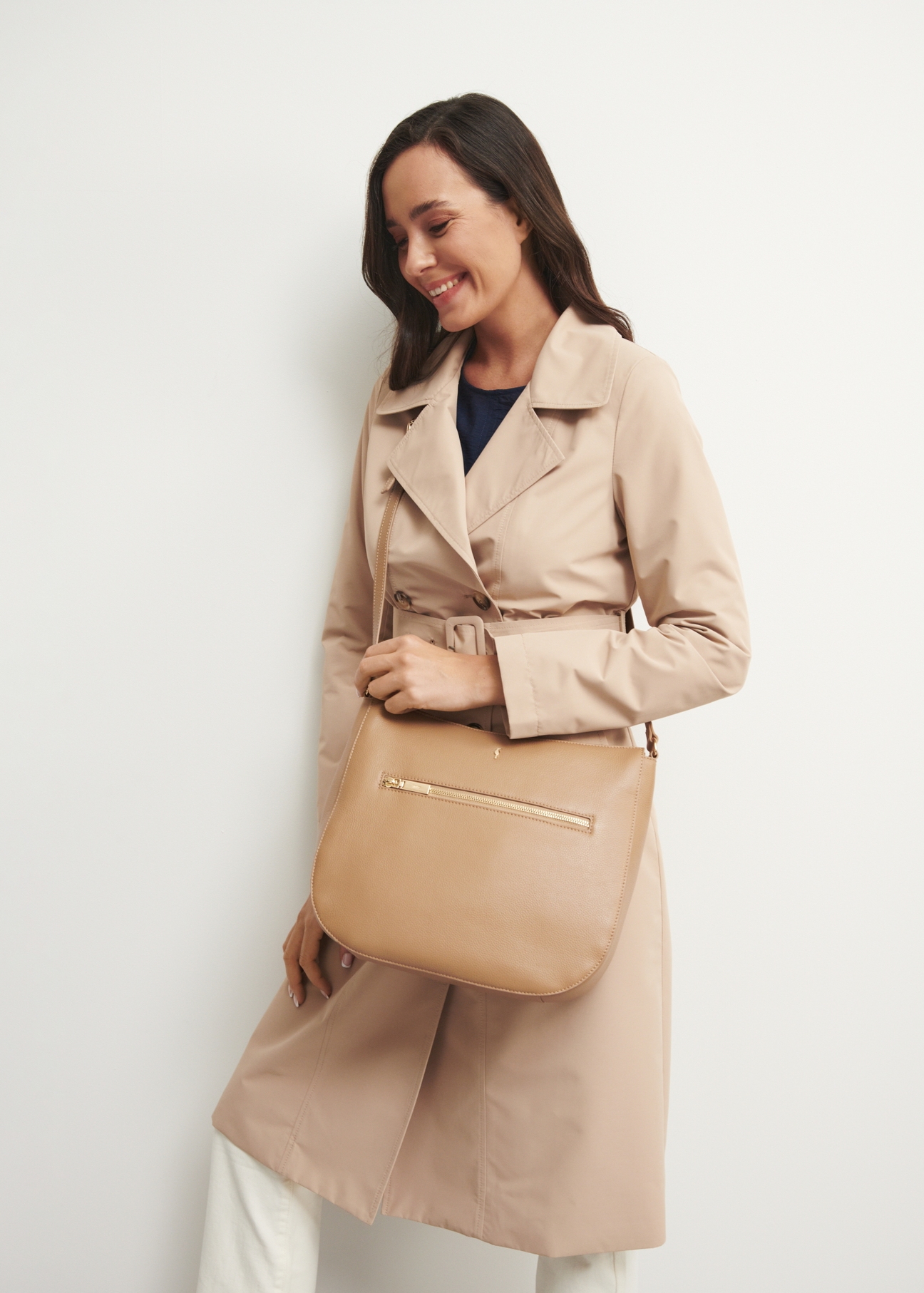 Women's leather shoulder bag TORES-0890-81(W23)-06