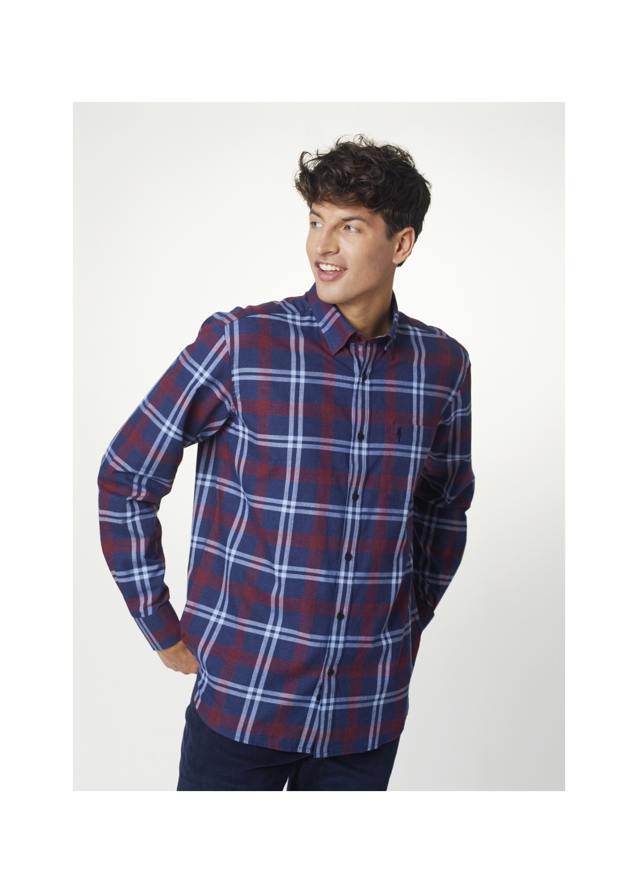 Men's shirt KOSMT-0274-69(Z21)-01