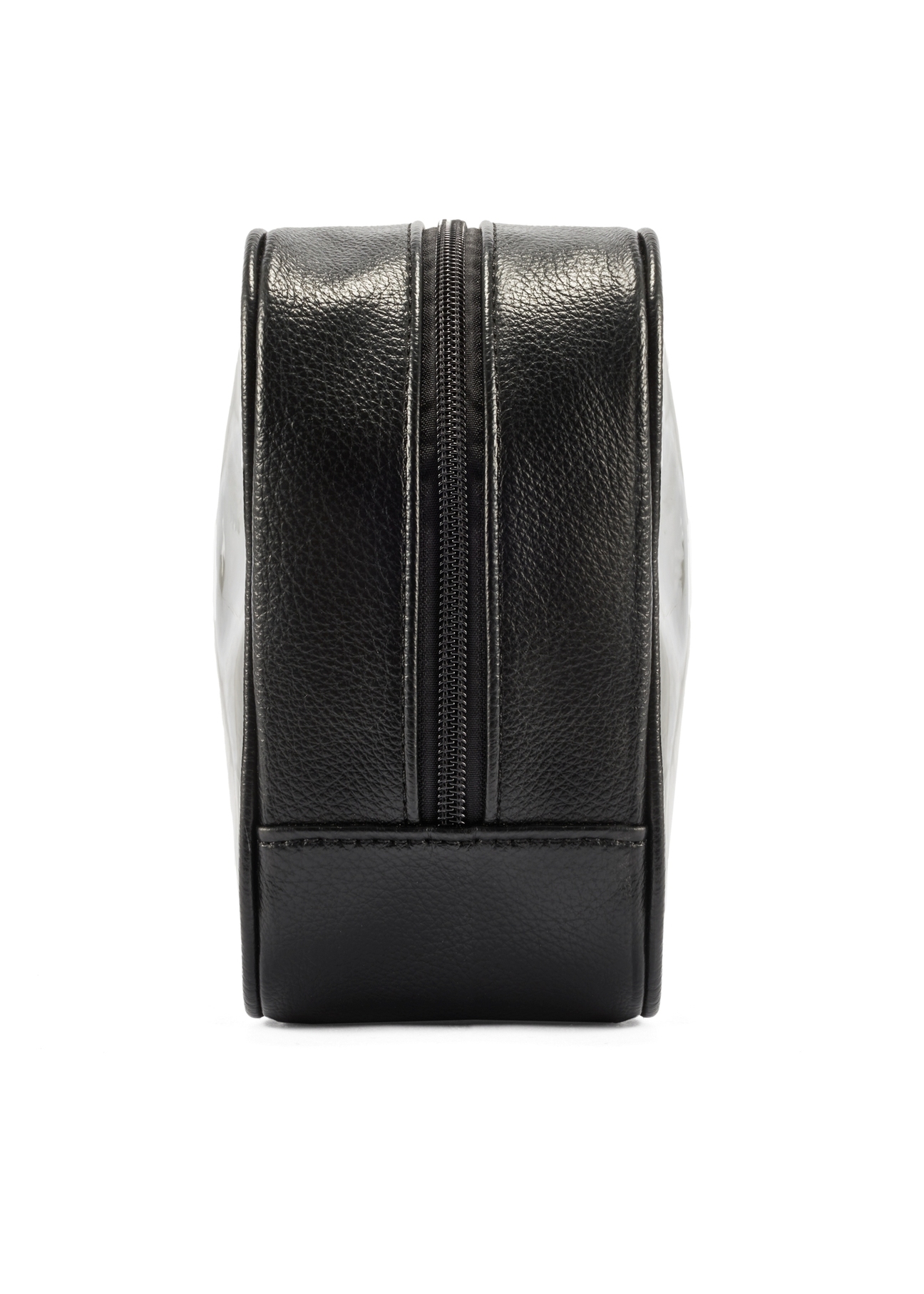 Large two-piece women's cosmetic bag TOREC-0874A-99(Z25), side view of the product without the small cosmetic bag on a white background.