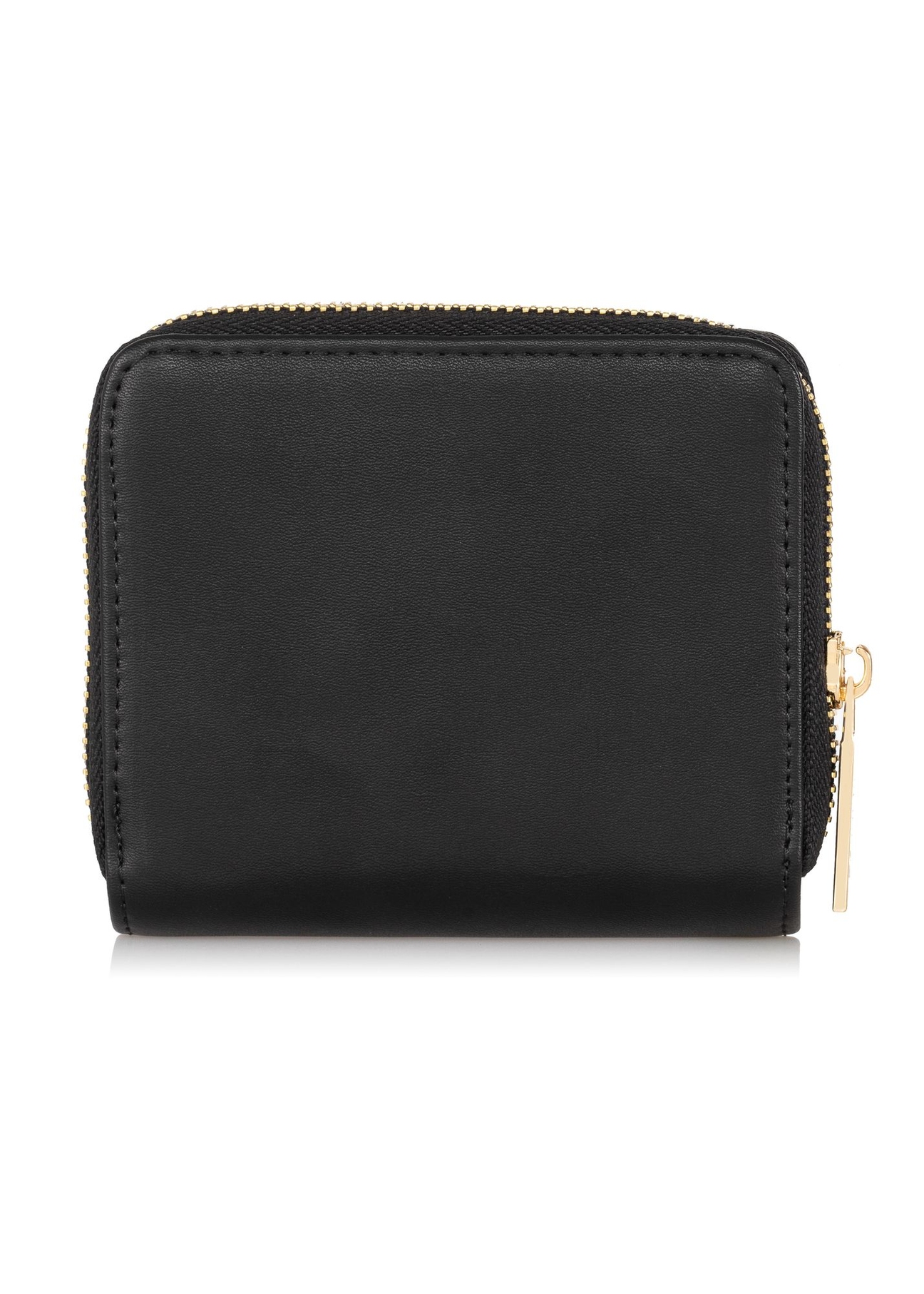 Small black women's wallet with rhinestones POREC-0158C-99(Z23)-04