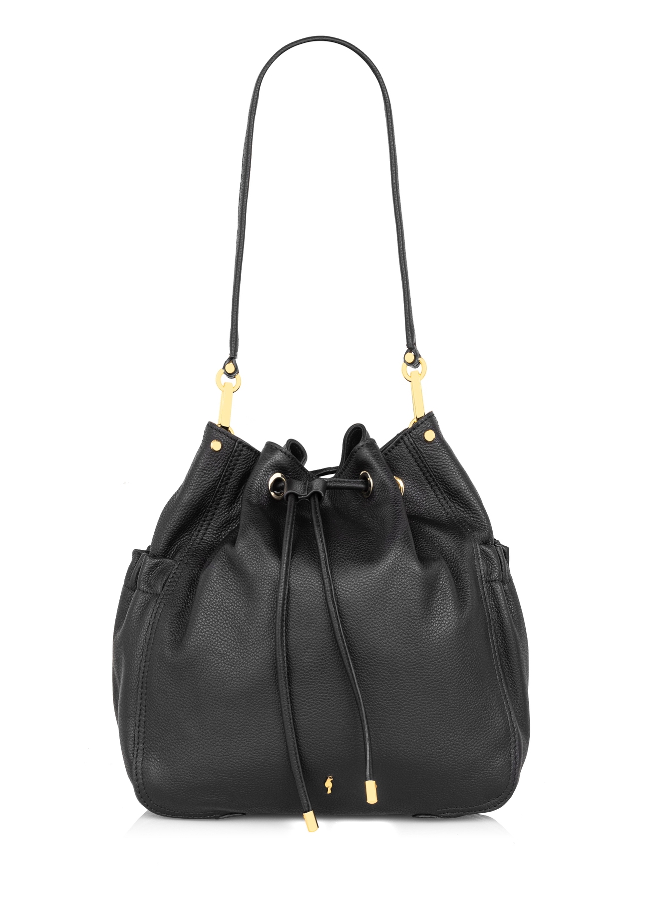 Black leather bag for women TORES-1010-99(W24)-01
