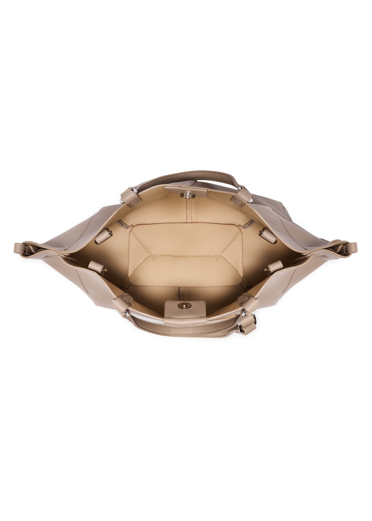 Beige women's shoulder bag TOREC-1231-1B(Z26)