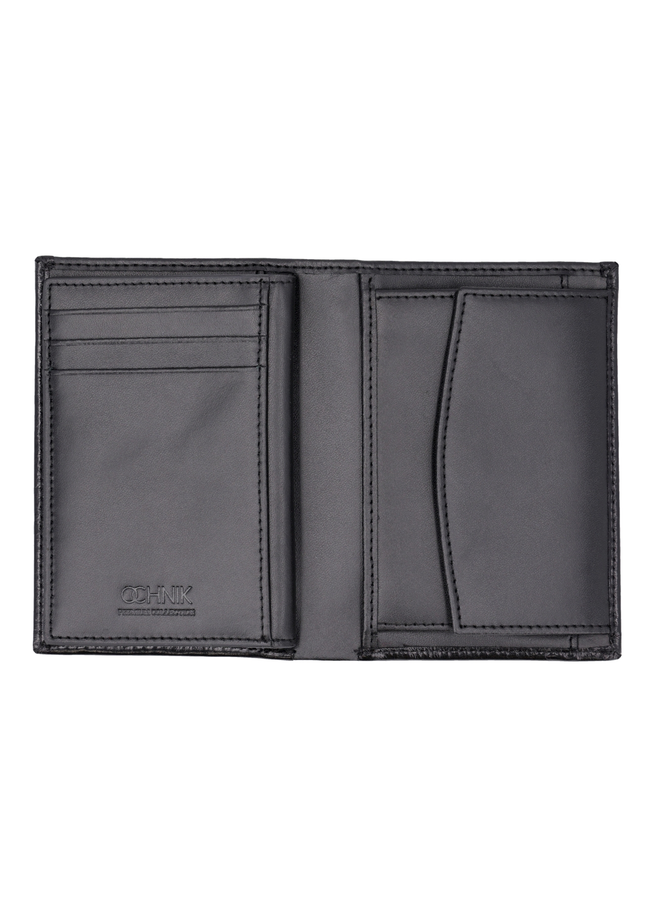 Black leather men's wallet PORMS-0737-99(Z26)