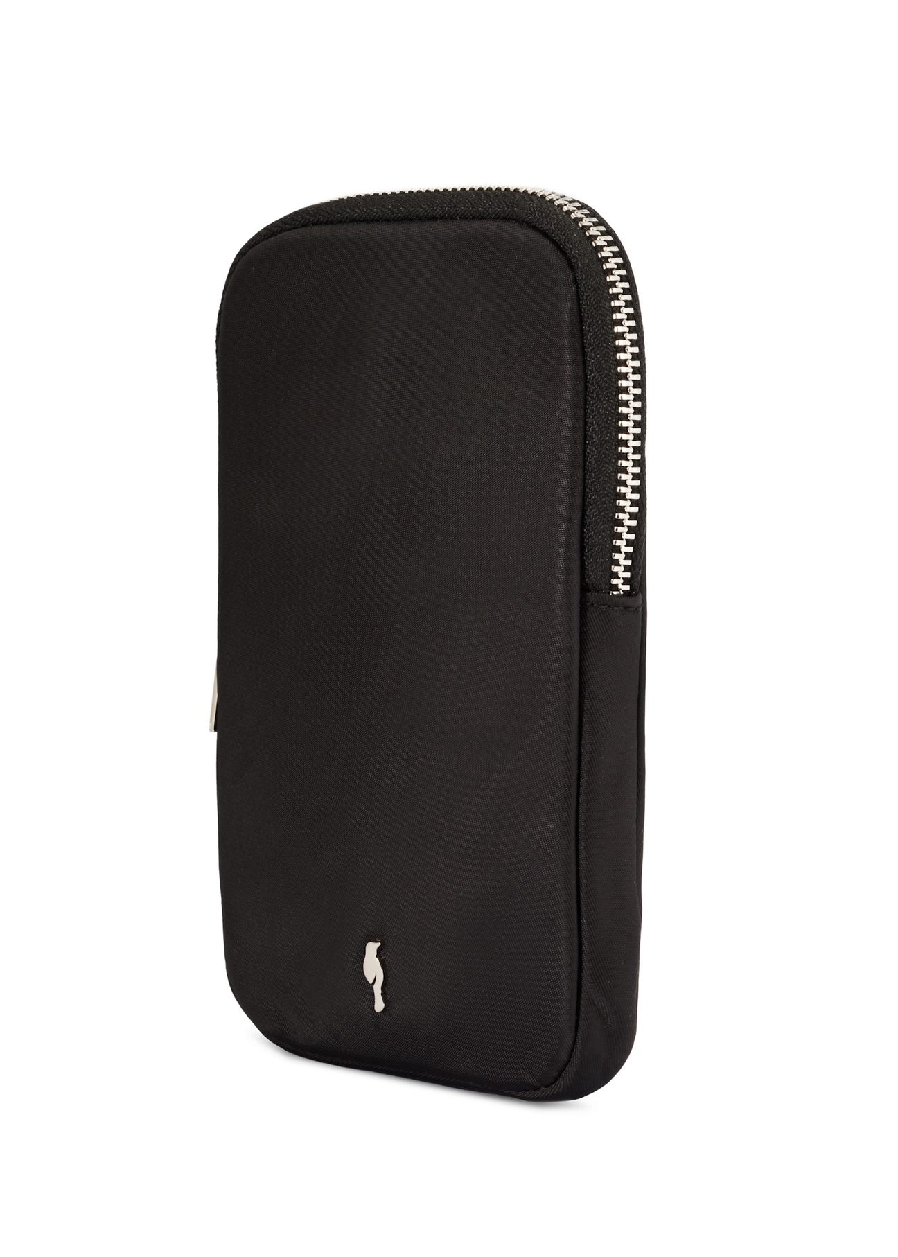Black fabric women's bag TOREN-0331-99(Z25), diagonal product view on a white background.
