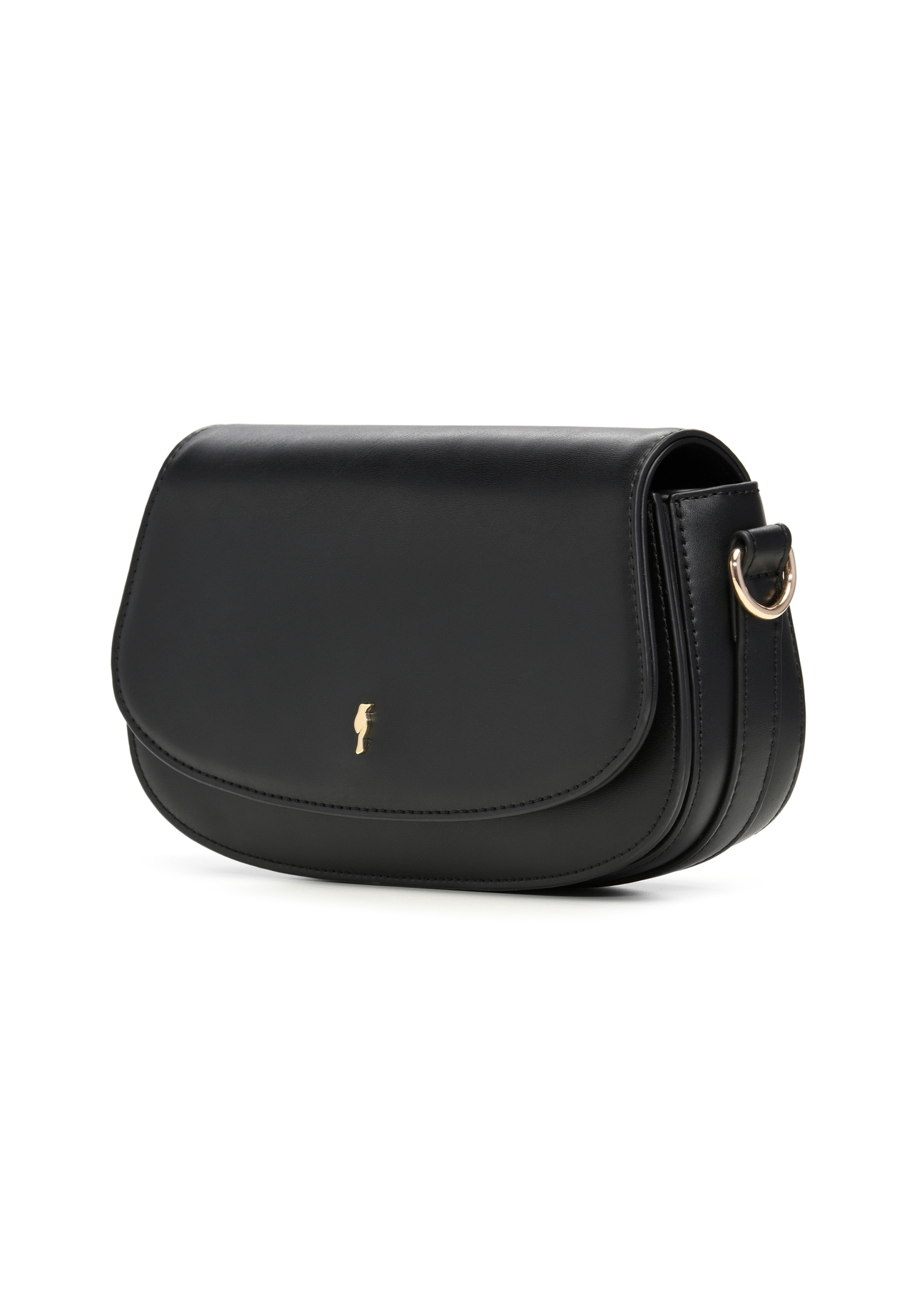 Small black women's handbag TOREC-1264-99(Z26), diagonal product view on a white background.