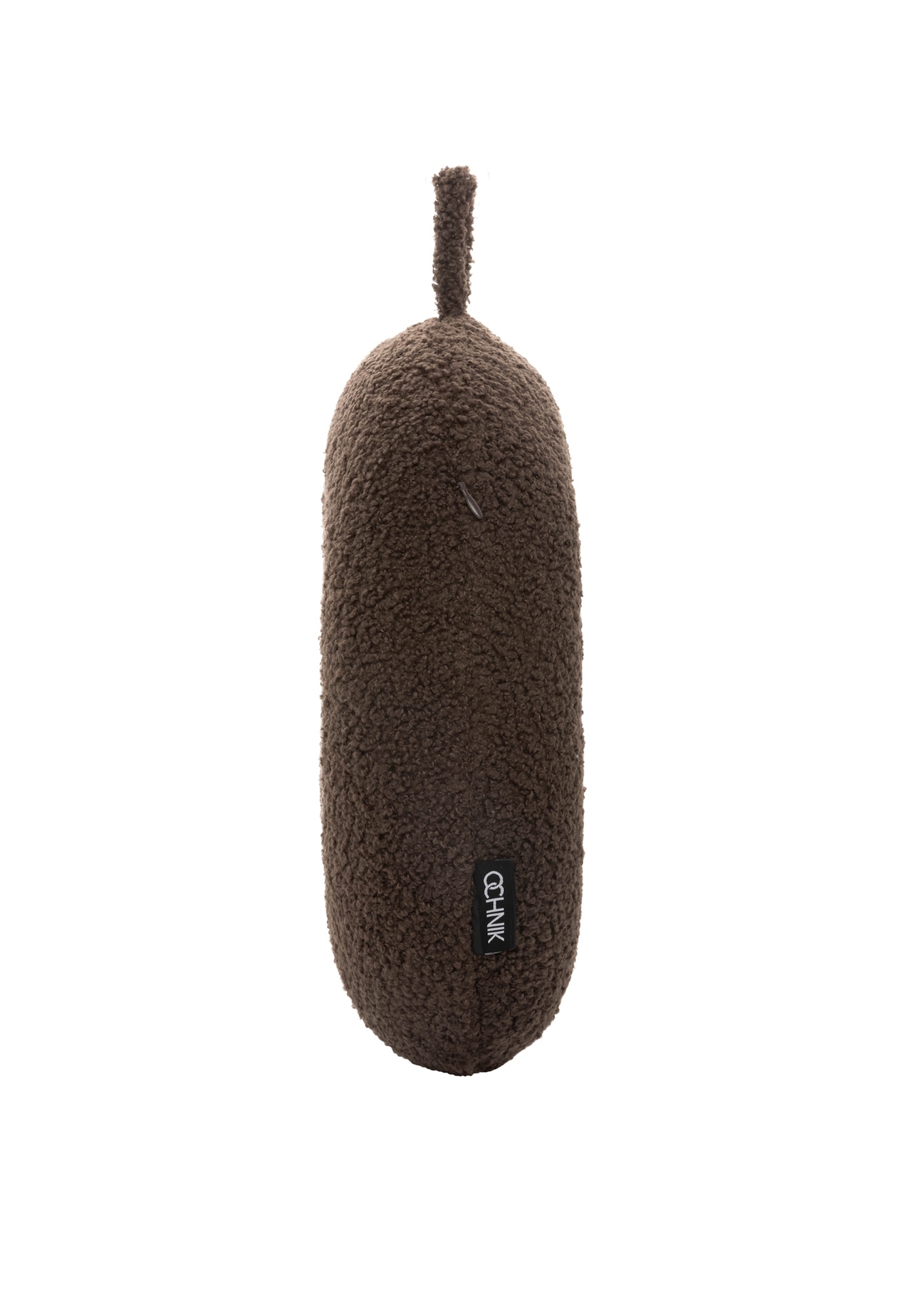 Soft brown headrest AW-014-0003-1H(W26), side view of the product on a white background.