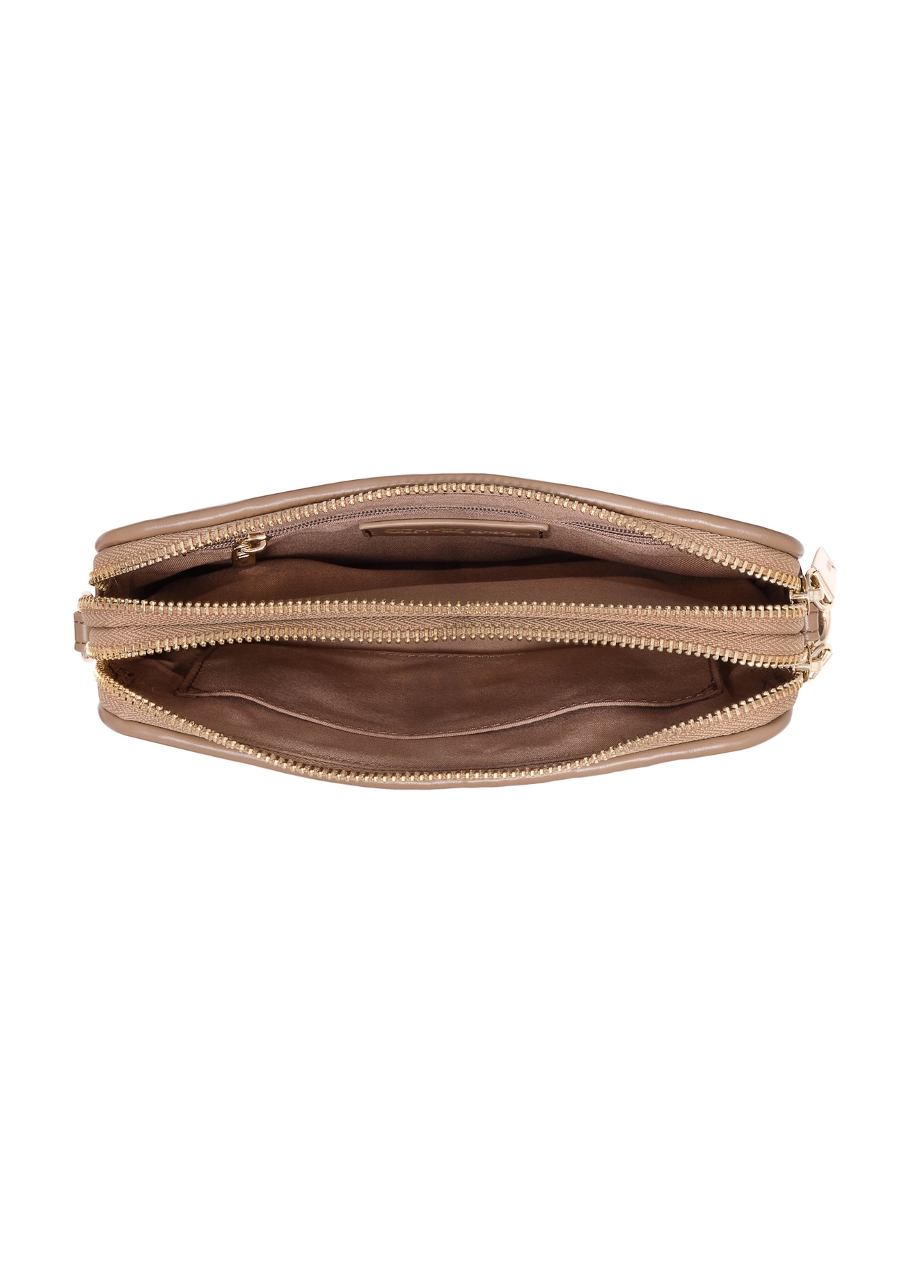 Classic beige women's handbag TOREC-1103-24(Z25), product view inside on white background.