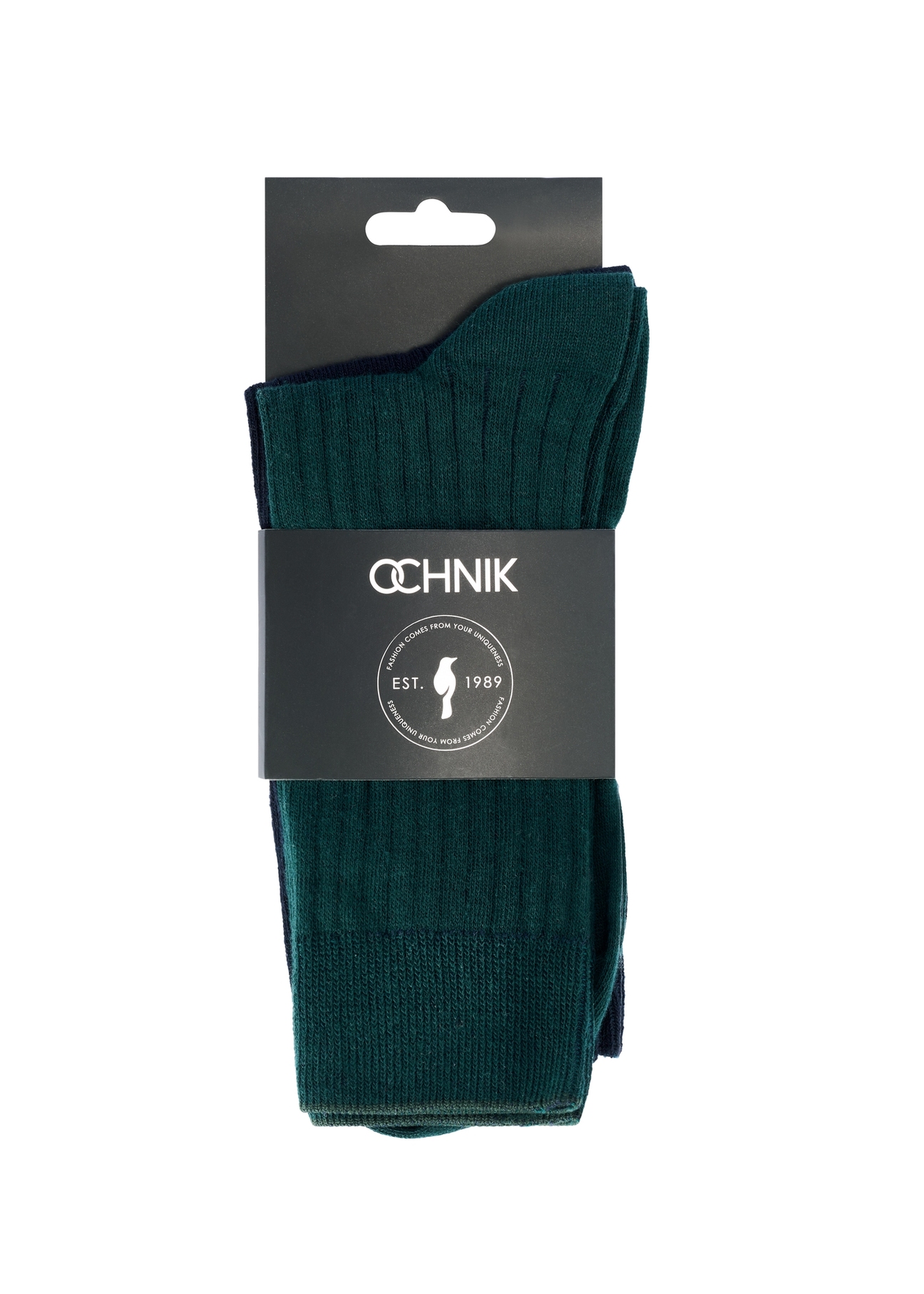 Set of men's long socks ZESMT-0053-15(Z25), view of the product in the packaging on a white background.