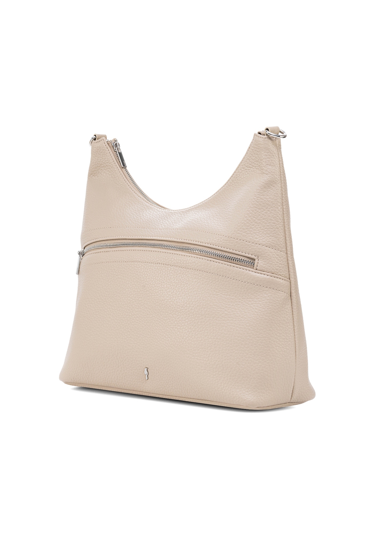 Cream purse handbag TOREC-0886A-80(Z25), diagonal view of the product on a white background.